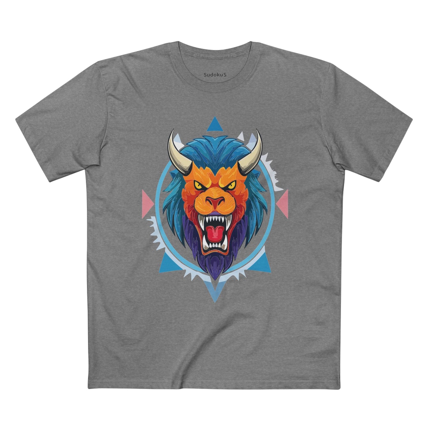 Cartoon Monsters Graphic Unisex 100 Cotton Staple Tee 20