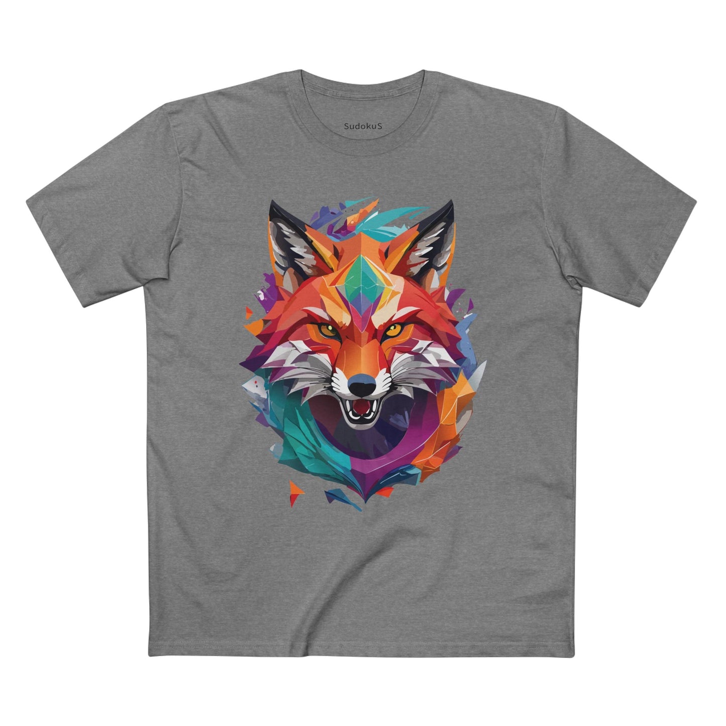 Fox Graphic Unisex 100 Cotton Staple Tee with Animal Design Artwork 25