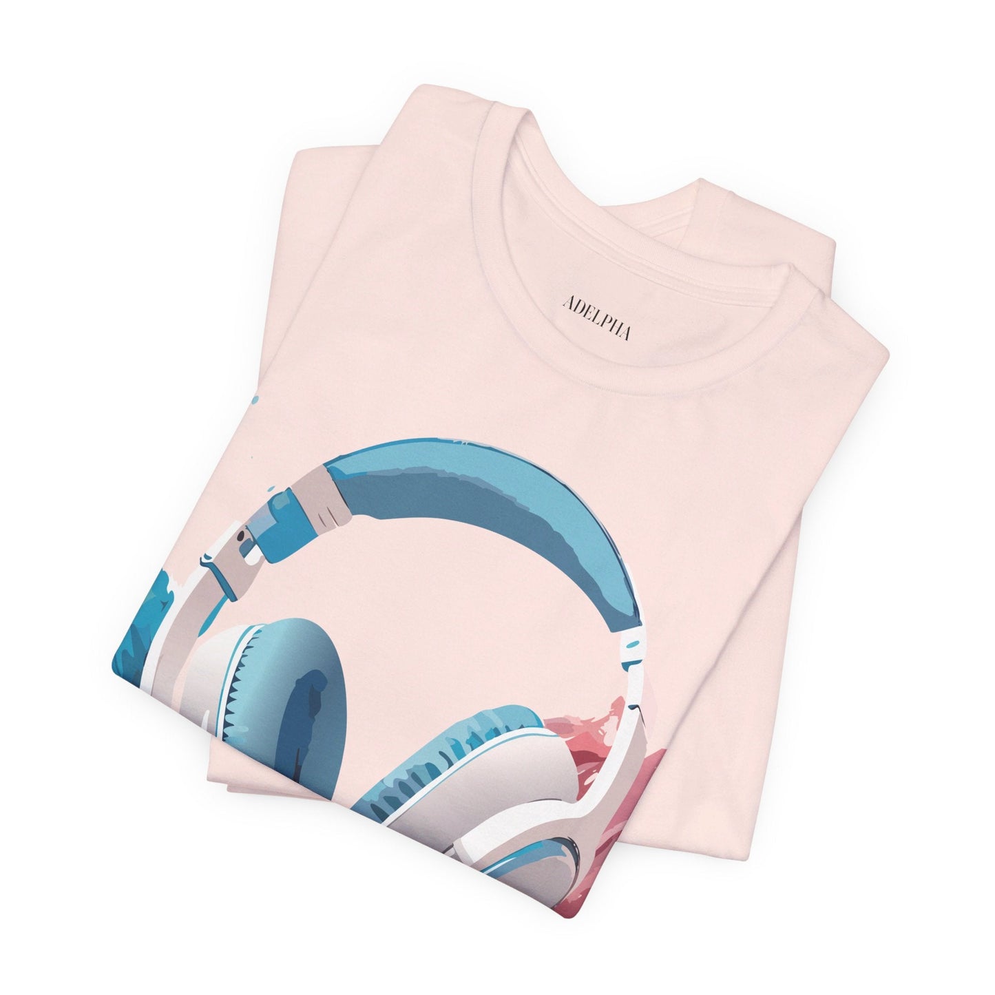 Music Graphic Unisex 100 Cotton Vintage Art with Musical Elements Tee 92