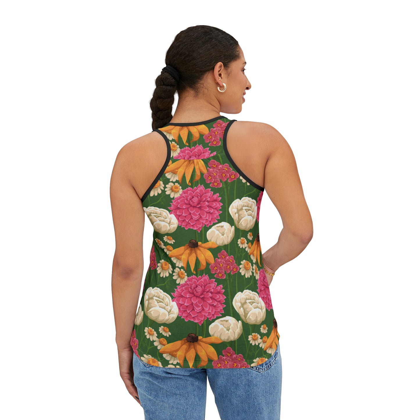 Summer Tank Top with floral prints