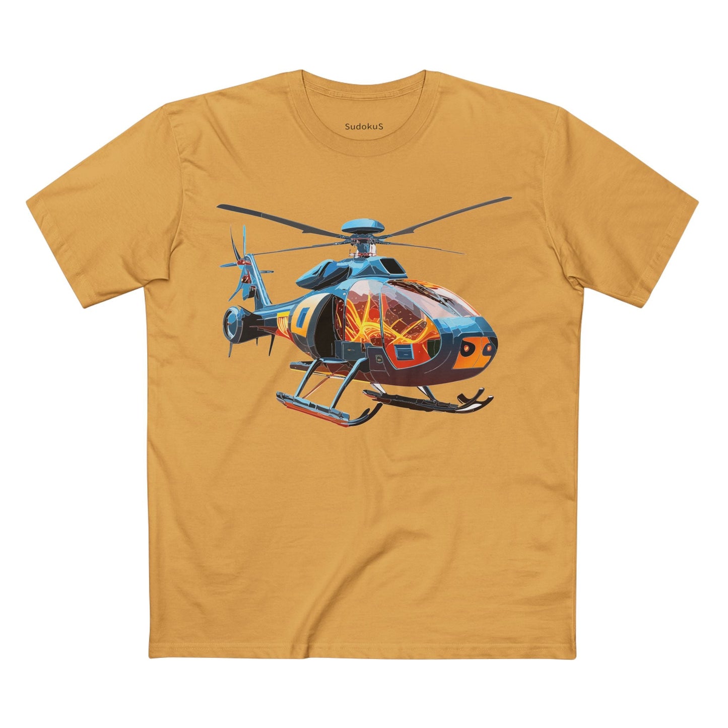 Chopper Graphic Unisex 100 Cotton Staple Tee 4
