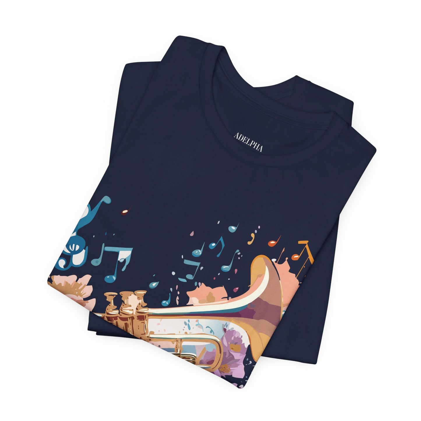 Music Graphic Unisex 100 Cotton Vintage Art with Musical Elements Tee 132