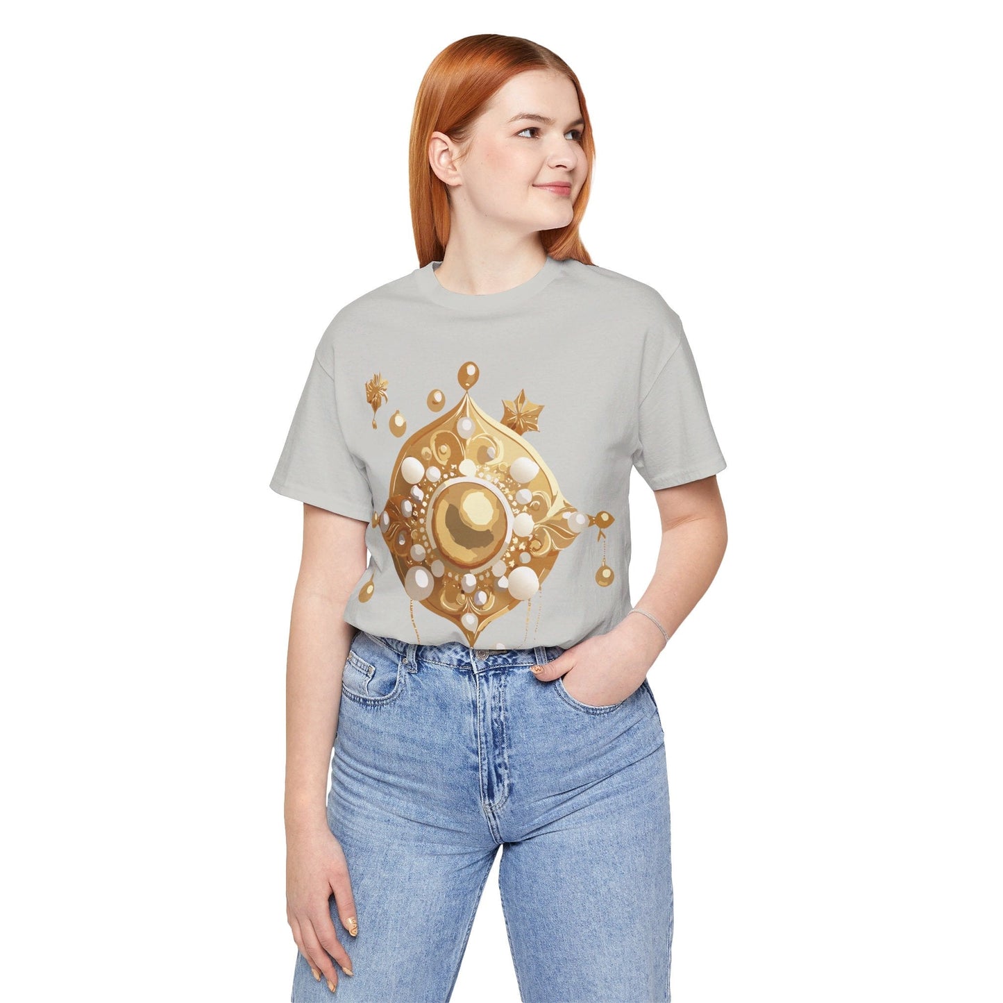 Jewelry Graphic Unisex 100 Cotton Vintage Treasure Art T-Shirt 32