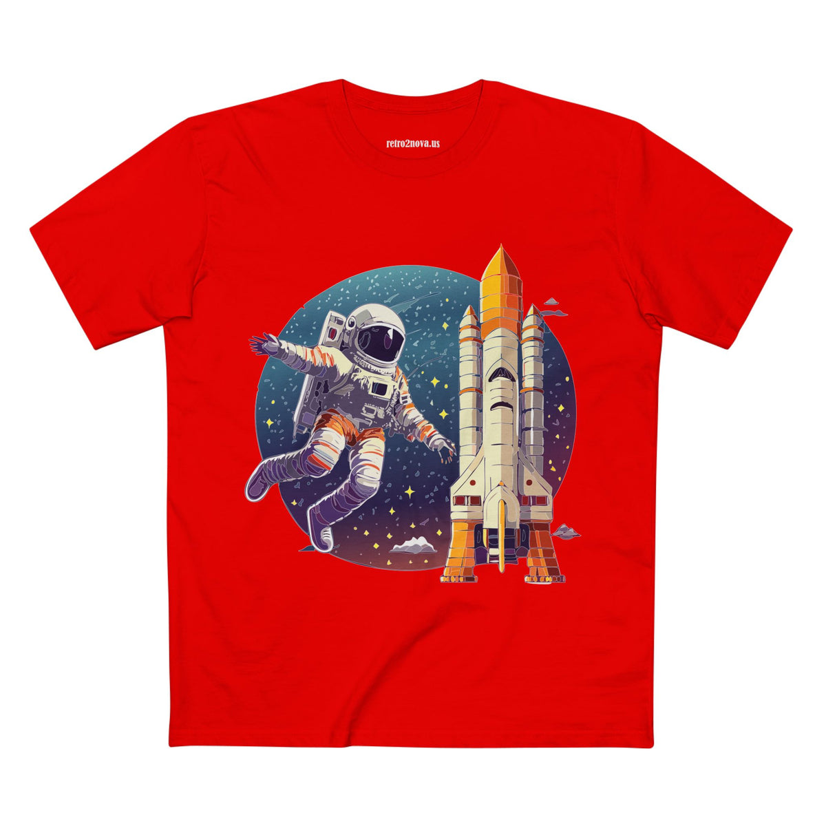Cosmos Astronaut Graphic Tee Staple Unisex 100 Cotton Tee Shirt - CS-25