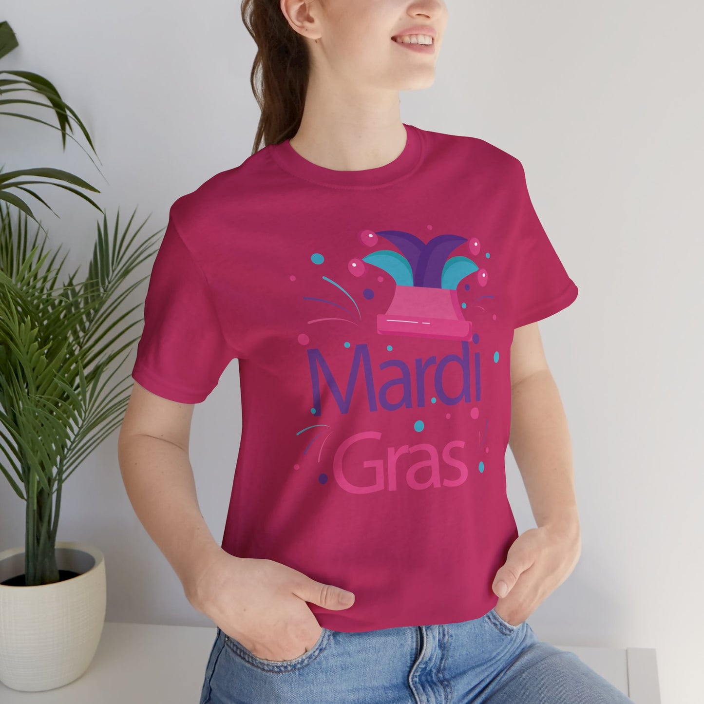 Unisex Cotton Tee Shirt for Mardi Gras