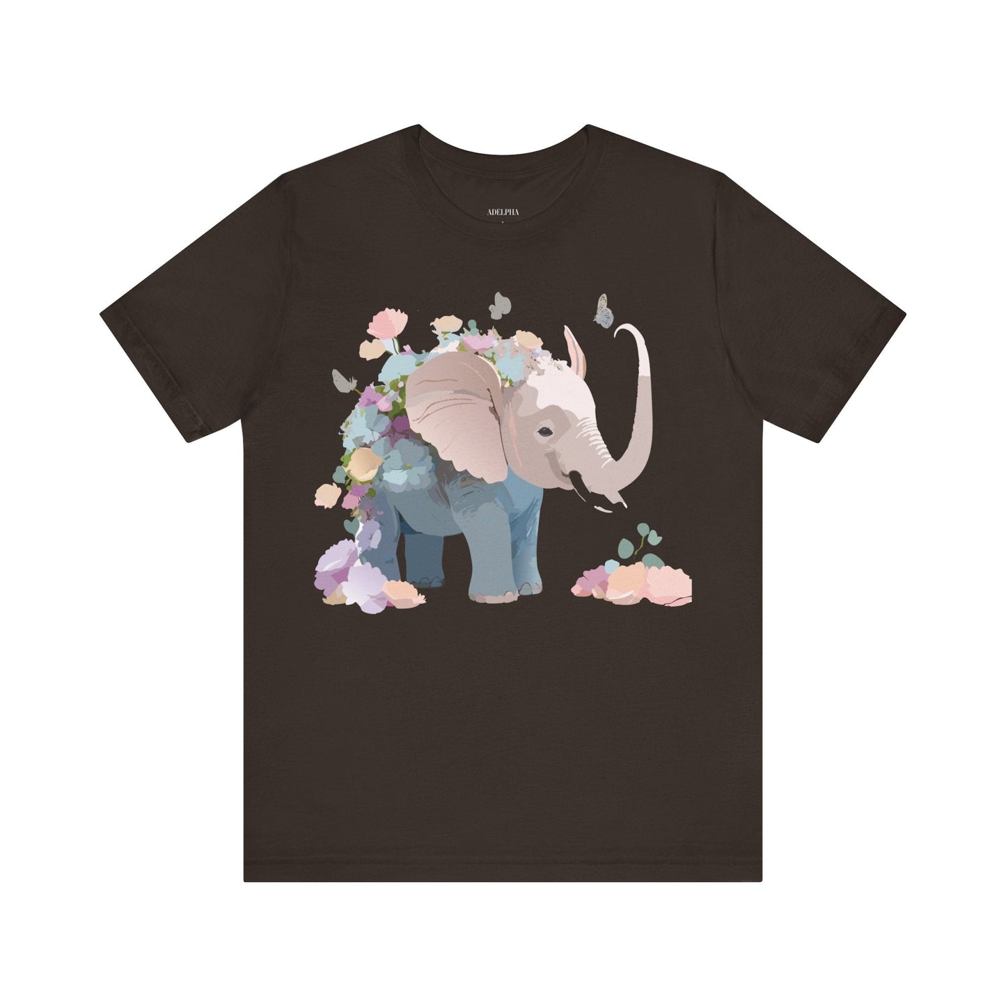 Elephant Graphic Tee Unisex Vintage Inspired Artwork Premium Adelpha Jersey Short Sleeve