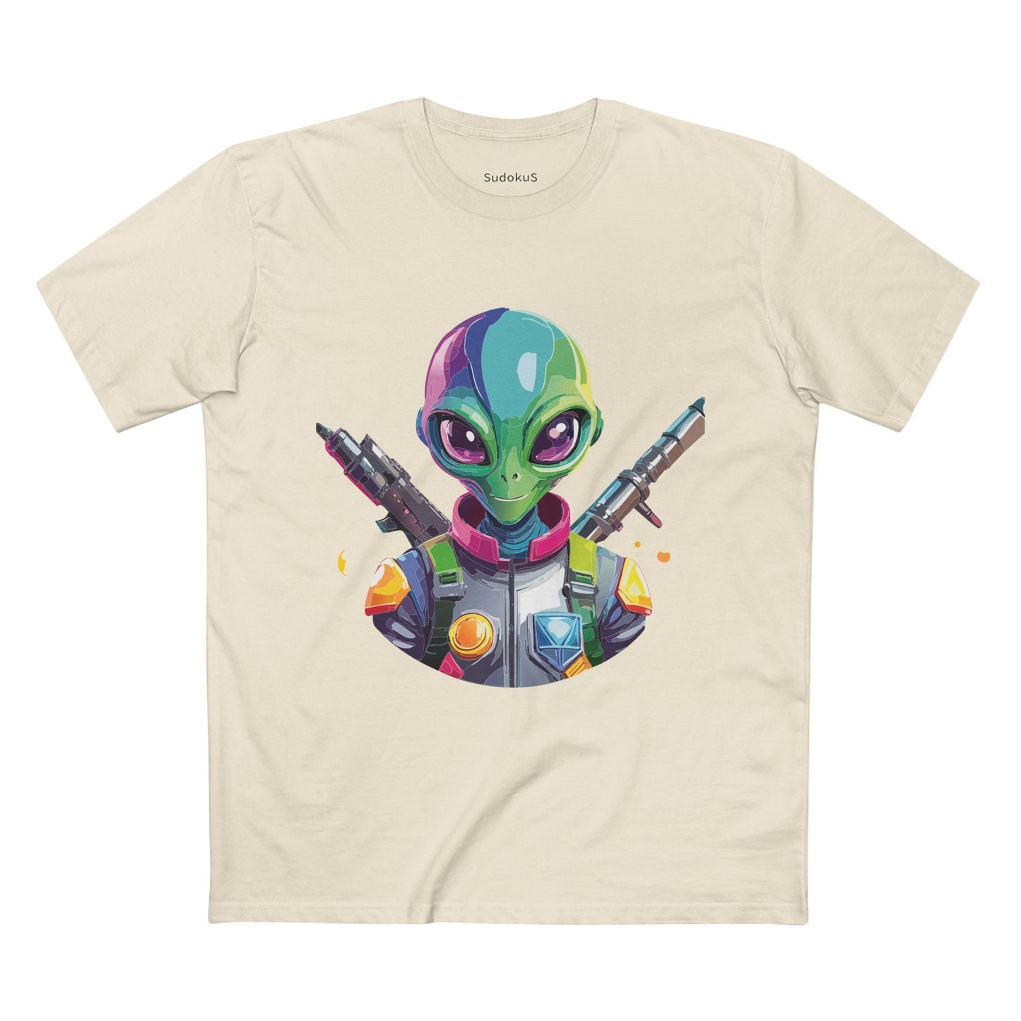 Aliens Graphic Unisex 100 Cotton Staple Tee 57