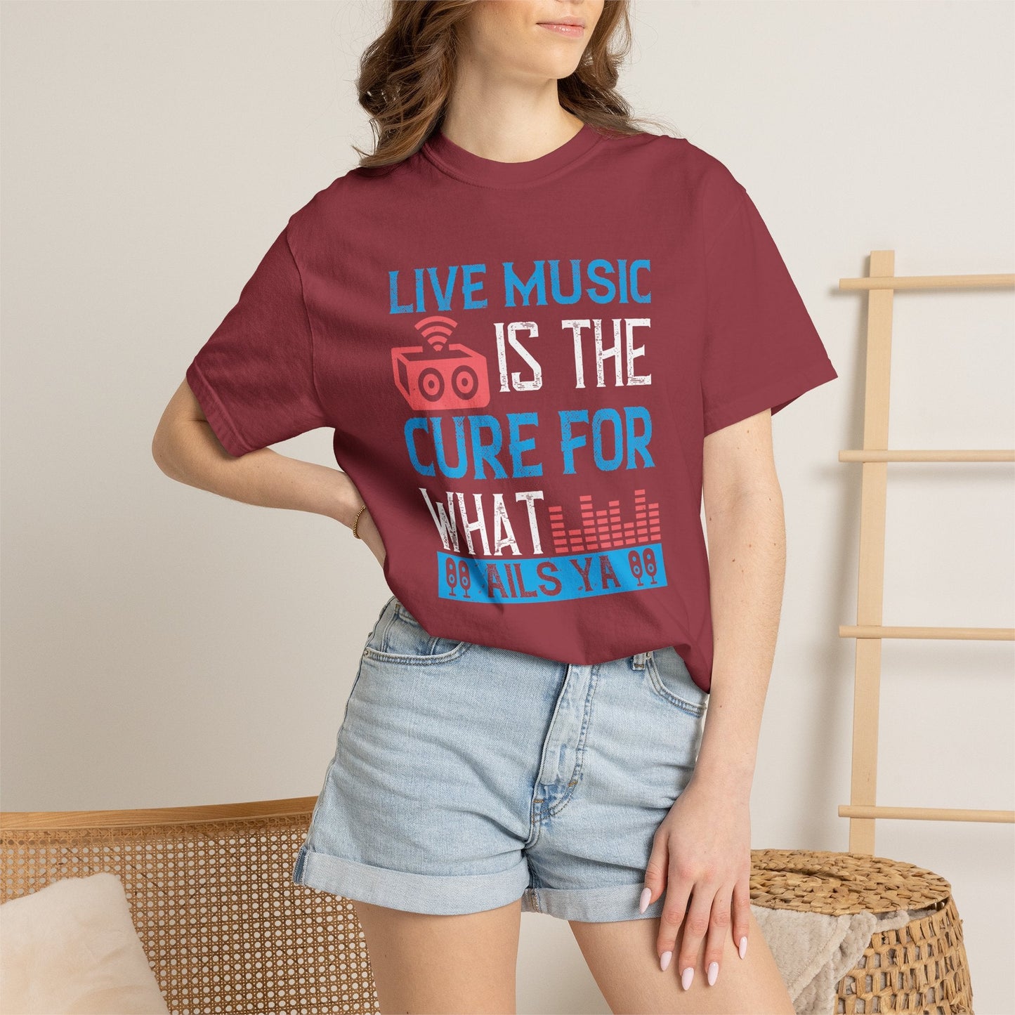 Music Graphic Design Unisex Cotton T-shirt m20