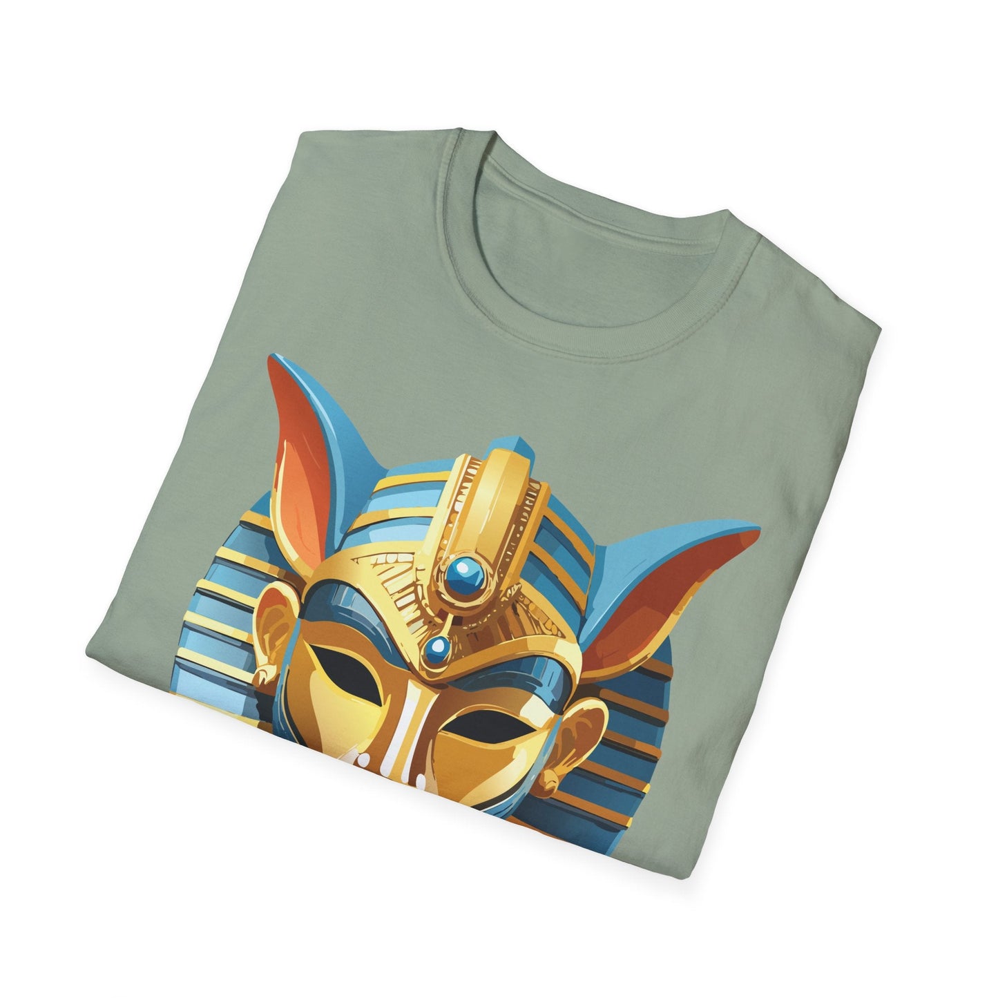 Mask Tee Shirt Unisex Softstyle Cotton Tee With Masquerade Art Design Gildan Softstyle