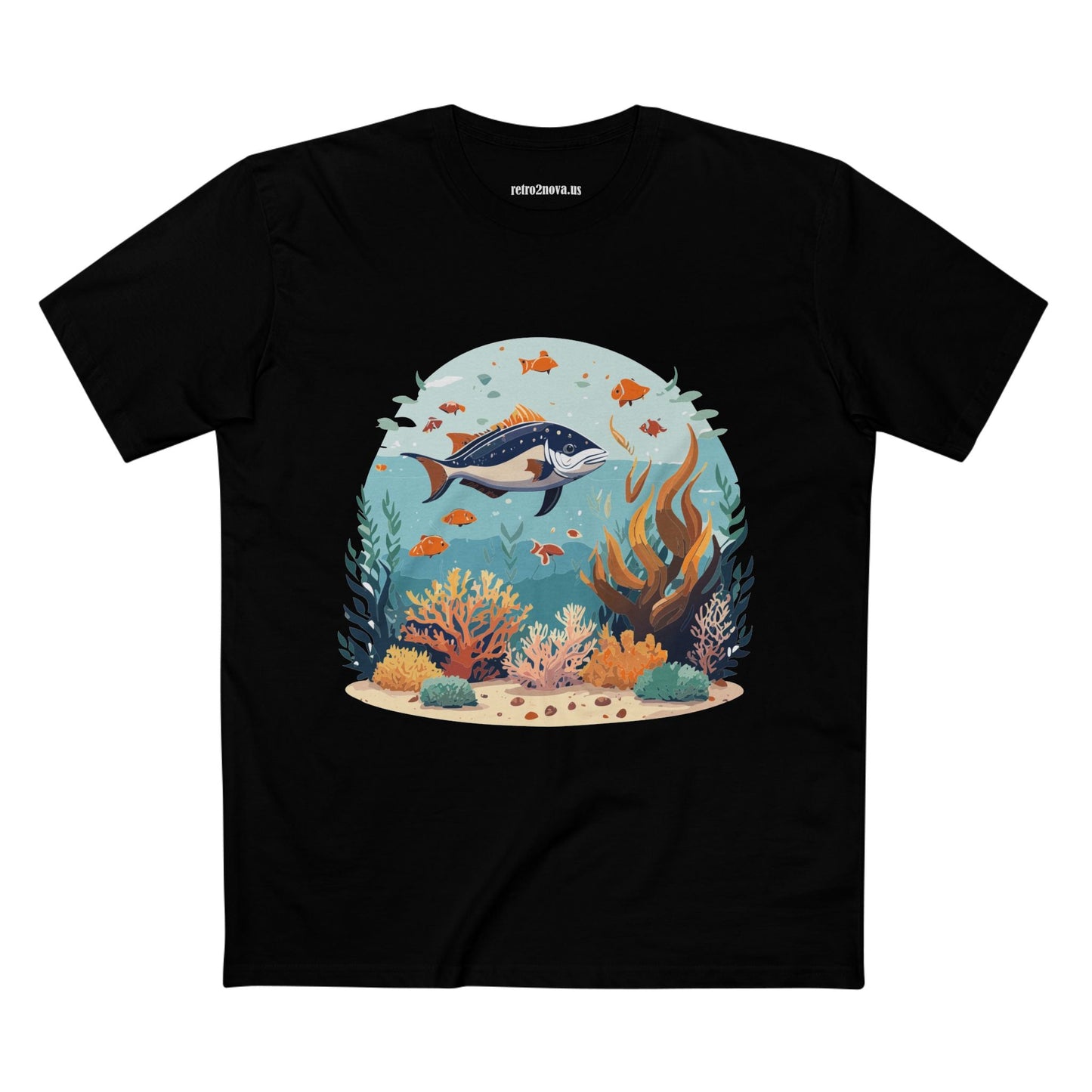 Ocean Pacific Ocean Shirt Unisex Premium Cotton Tee With Original Art Design Retro2Nova