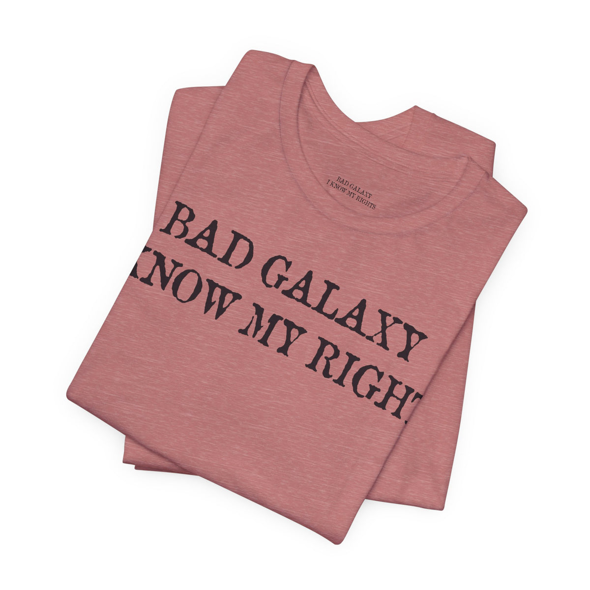 Art Red Stamp Graphic Unisex Cotton Bella+Canvas Tee with Art Design b98