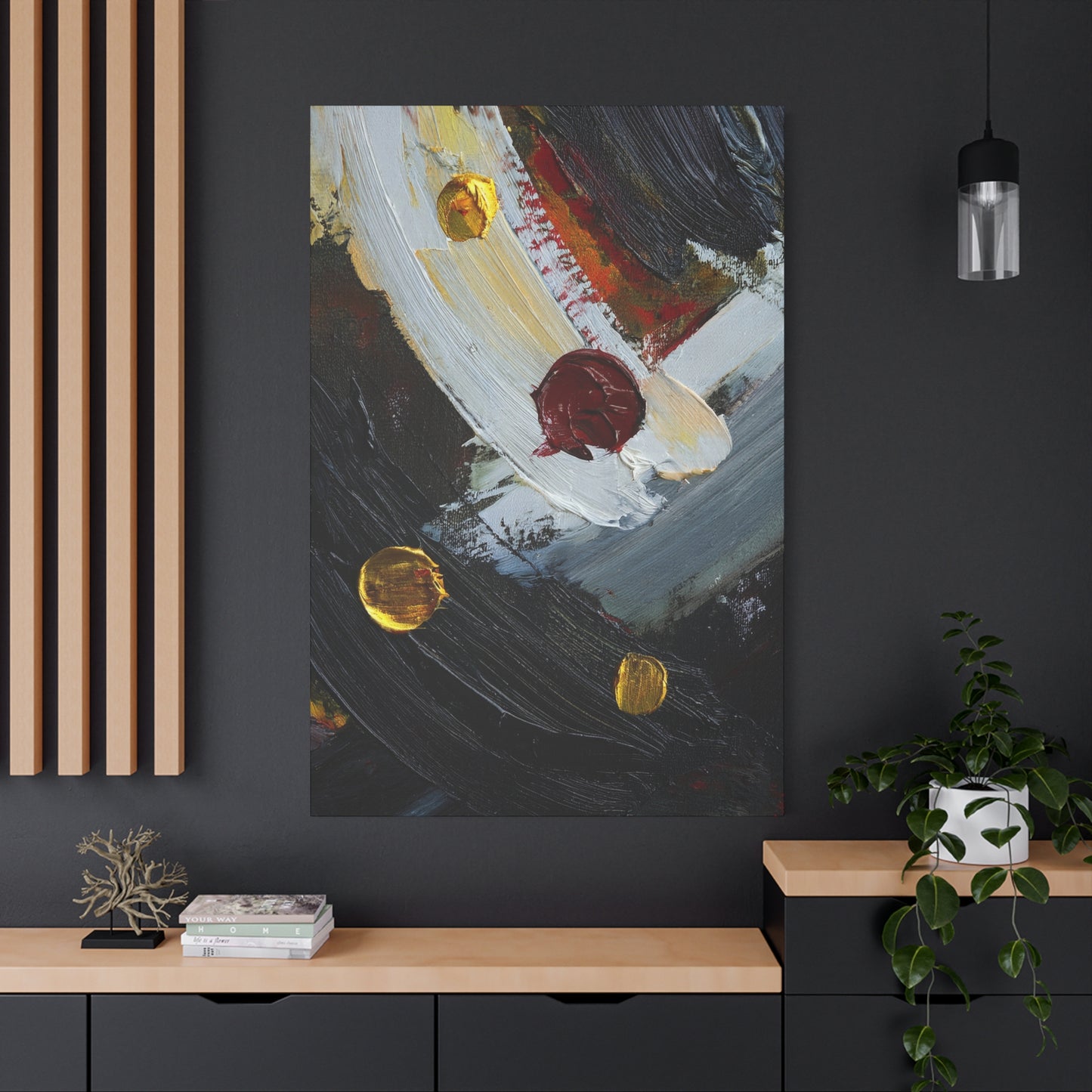 Abstract Oil Painting Print Canvas 20x24,20x30,24x30 24x32,24x36,30x40 32x48,36x48,40x60 Pine-Wood Inner Frame ABS-69