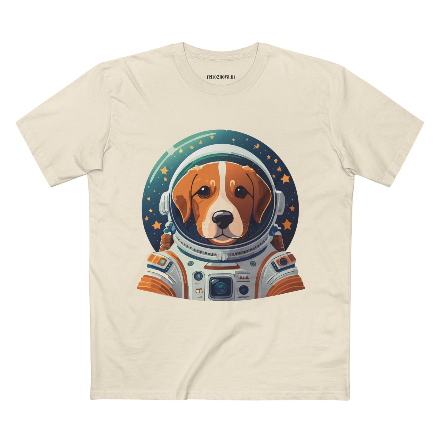 Unisex Premium Cotton Tee With Original Dog Art Shirt Design By Retro2Nova Discover Everyday Comfort And Style