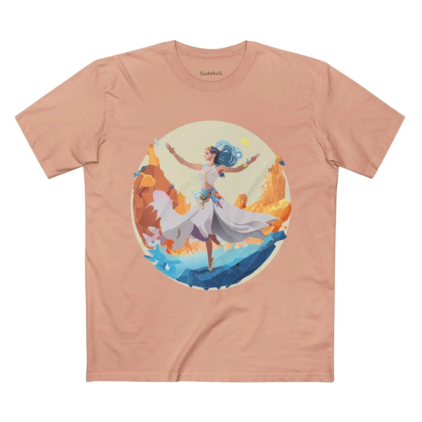 Dancer Graphic Unisex 100 Cotton Staple Tee 12