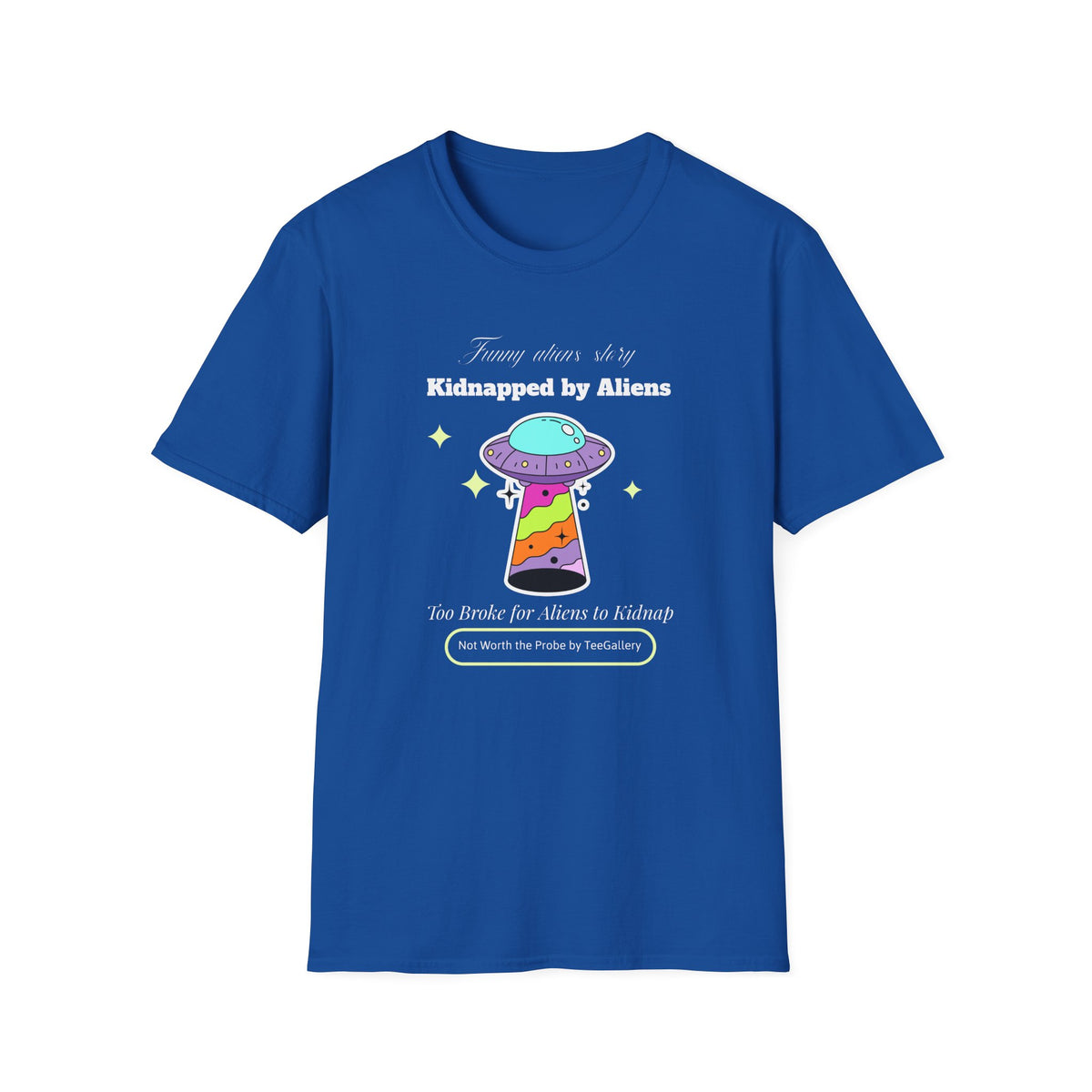 Funny UFO Aliens Graphic Unixes Gildan 100 Cotton Tee Shirt 124