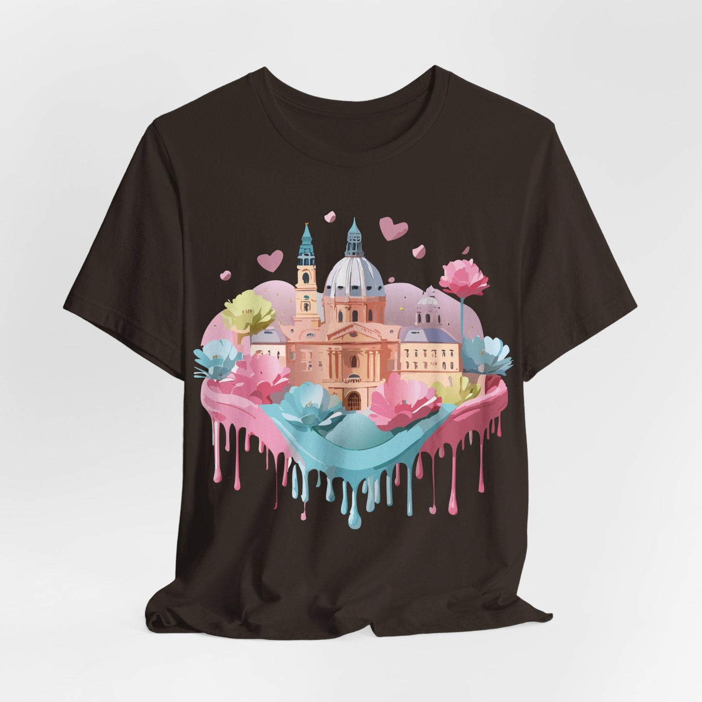Prague Tourist Graphic Tee By Adelpha Unisex Vintage Inspired Art Shirt Original Artwork