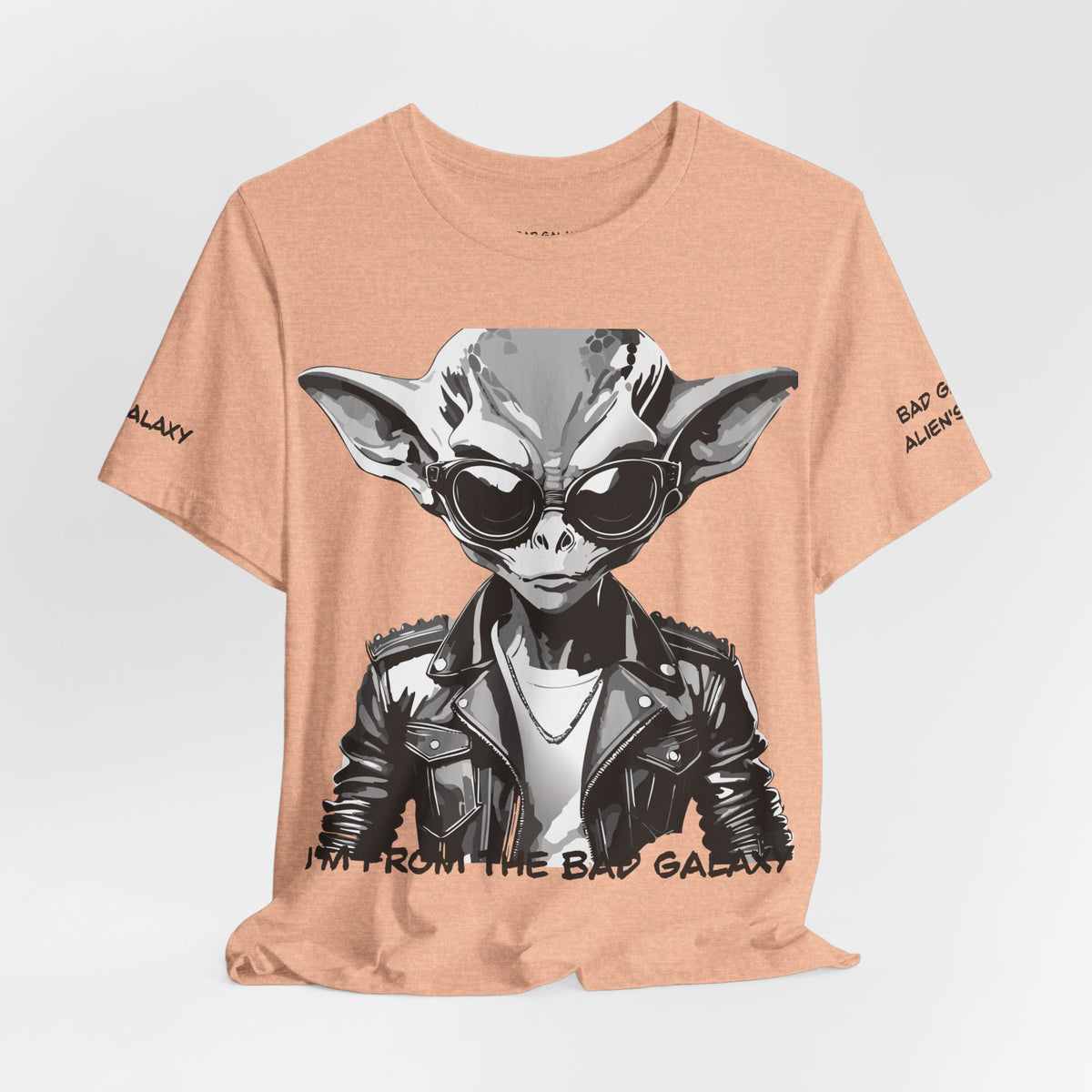 Alien Graphic Unisex Cotton Bella+Canvas Tee with Art Design b65
