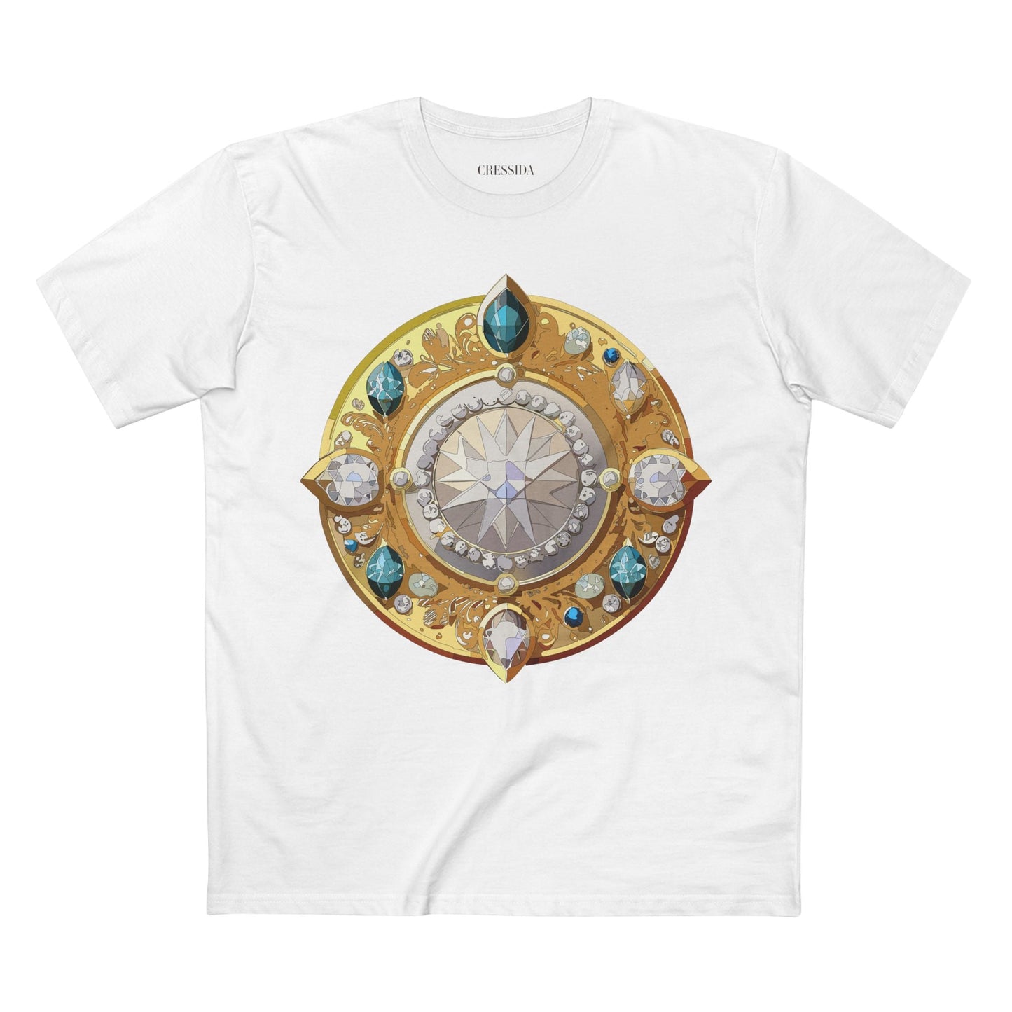 Medallion Graphic T-Shirt Unisex 100 Cotton With Gold Art Design Medal Tee 11