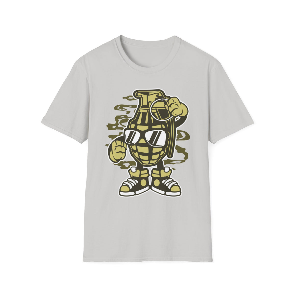 Unisex Cotton T-Shirt with Cartoon Graphic Design