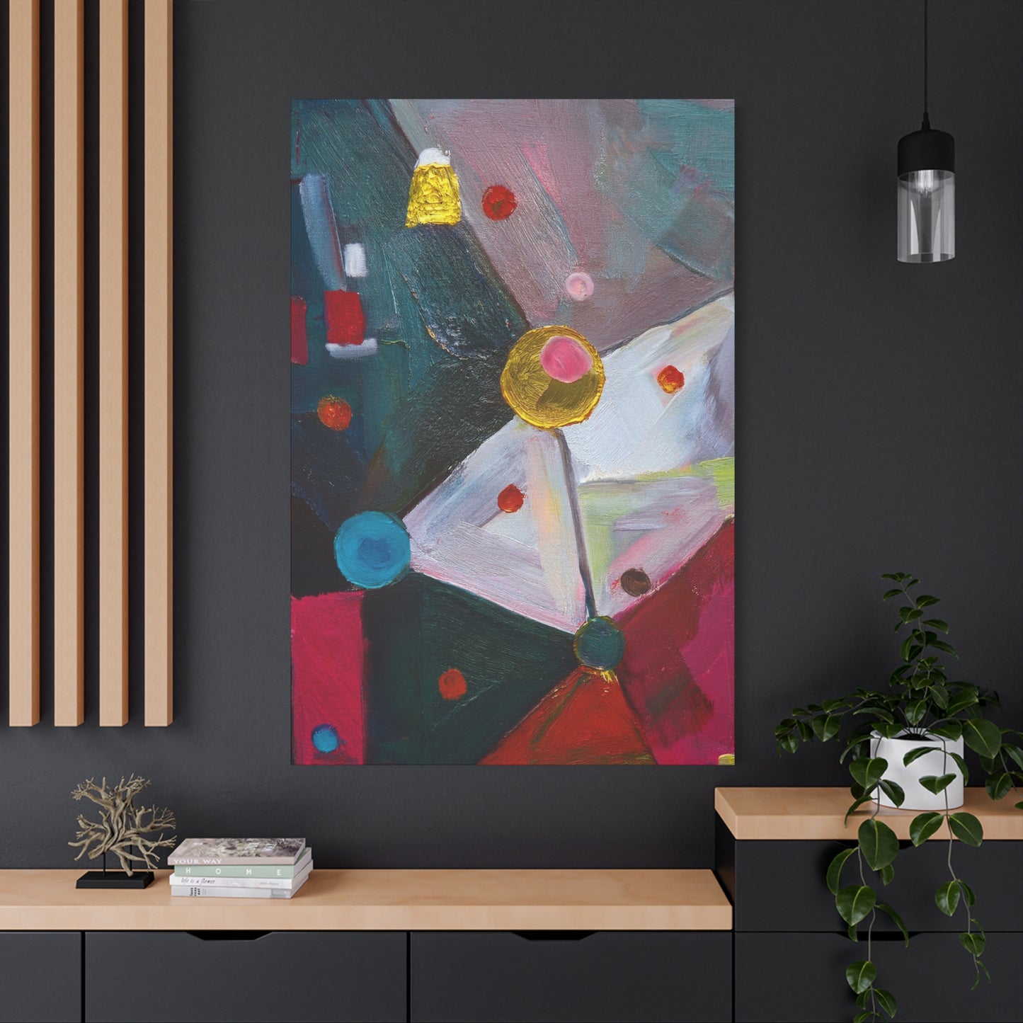 Abstract Oil Painting Print Canvas 20x24,20x30,24x30 24x32,24x36,30x40 32x48,36x48,40x60 Pine-Wood Inner Frame ABS-166