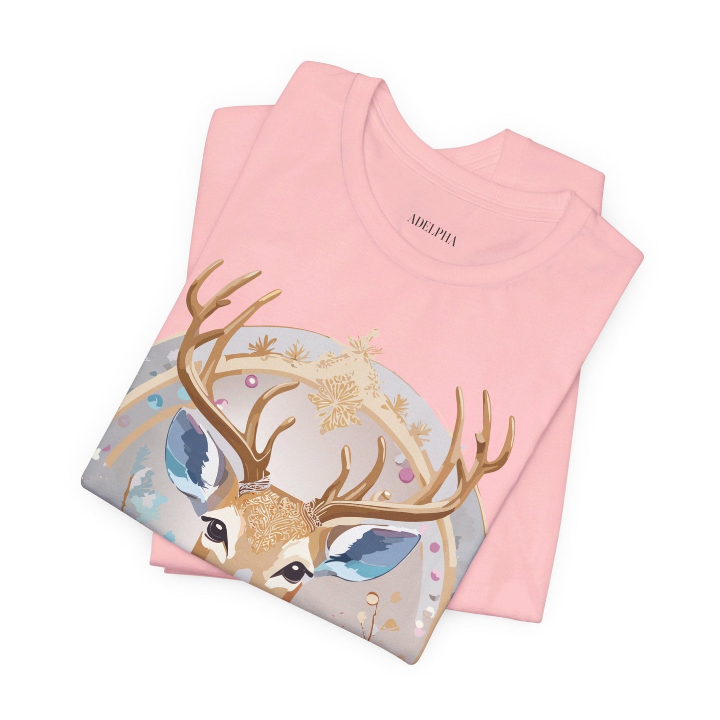 Adelpha Medallion Graphic Tee Unisex Short Sleeve Vintage Inspired Artwork Shirt