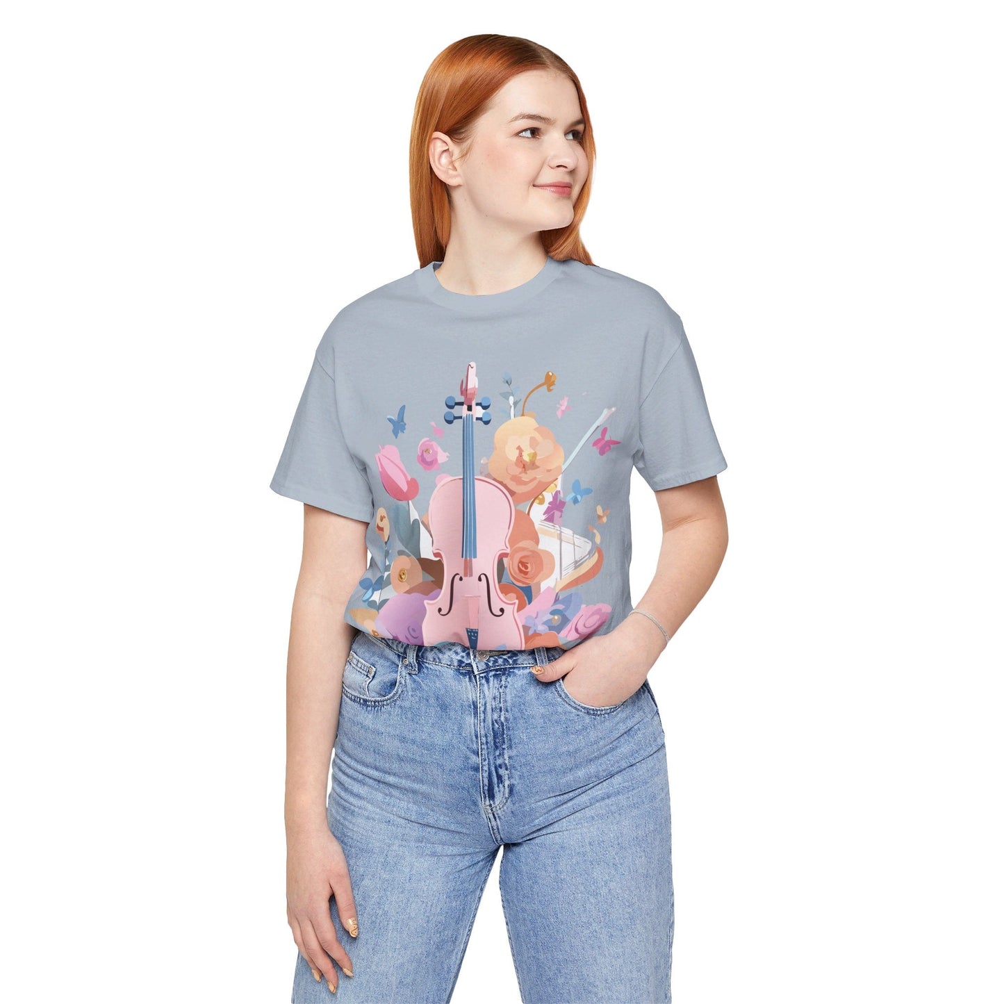 Adelpha Graphic Tee Unisex Short Sleeve Art Design Vintage Inspired Music T Shirt