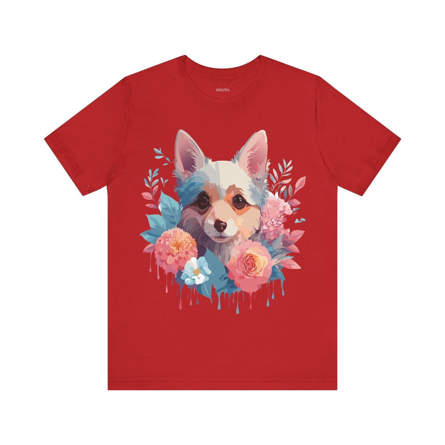 Dog Graphic Tee Unisex Short Sleeve Premium Vintage Inspired Artwork From Adelpha