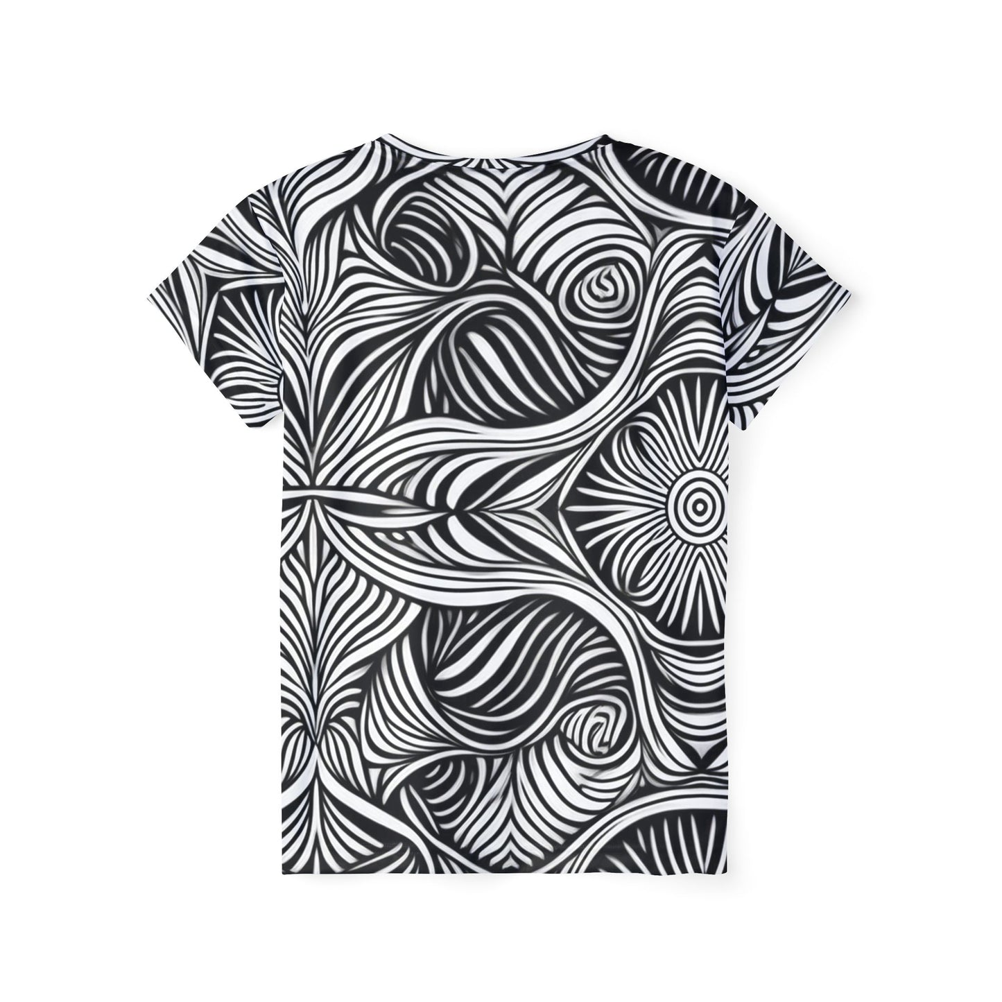 抽像印花襯衫，帶有抽象圖案的襯衫