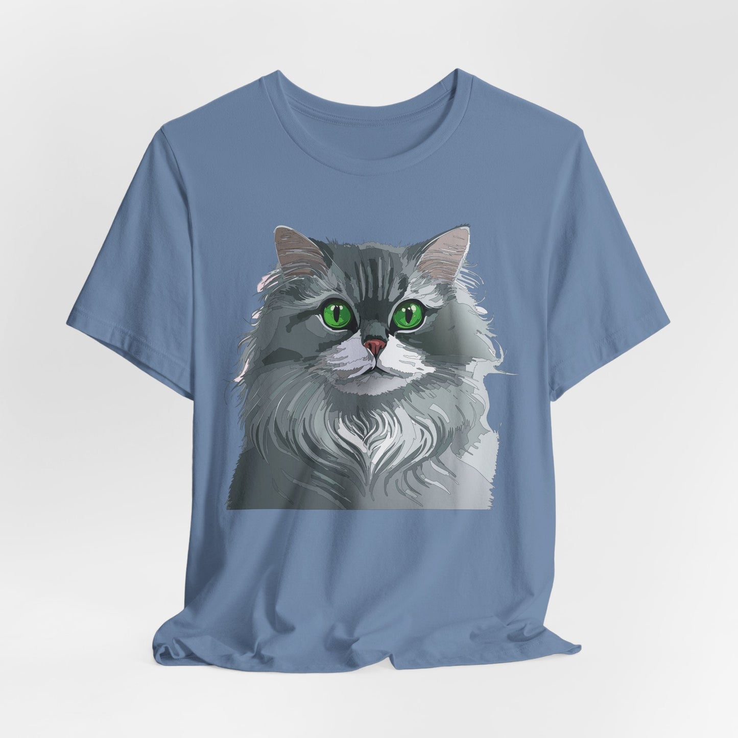Unisex Animal Shirt With Art Design Animals Tee Short Sleeve Jersey Style Wild Animals Shirt