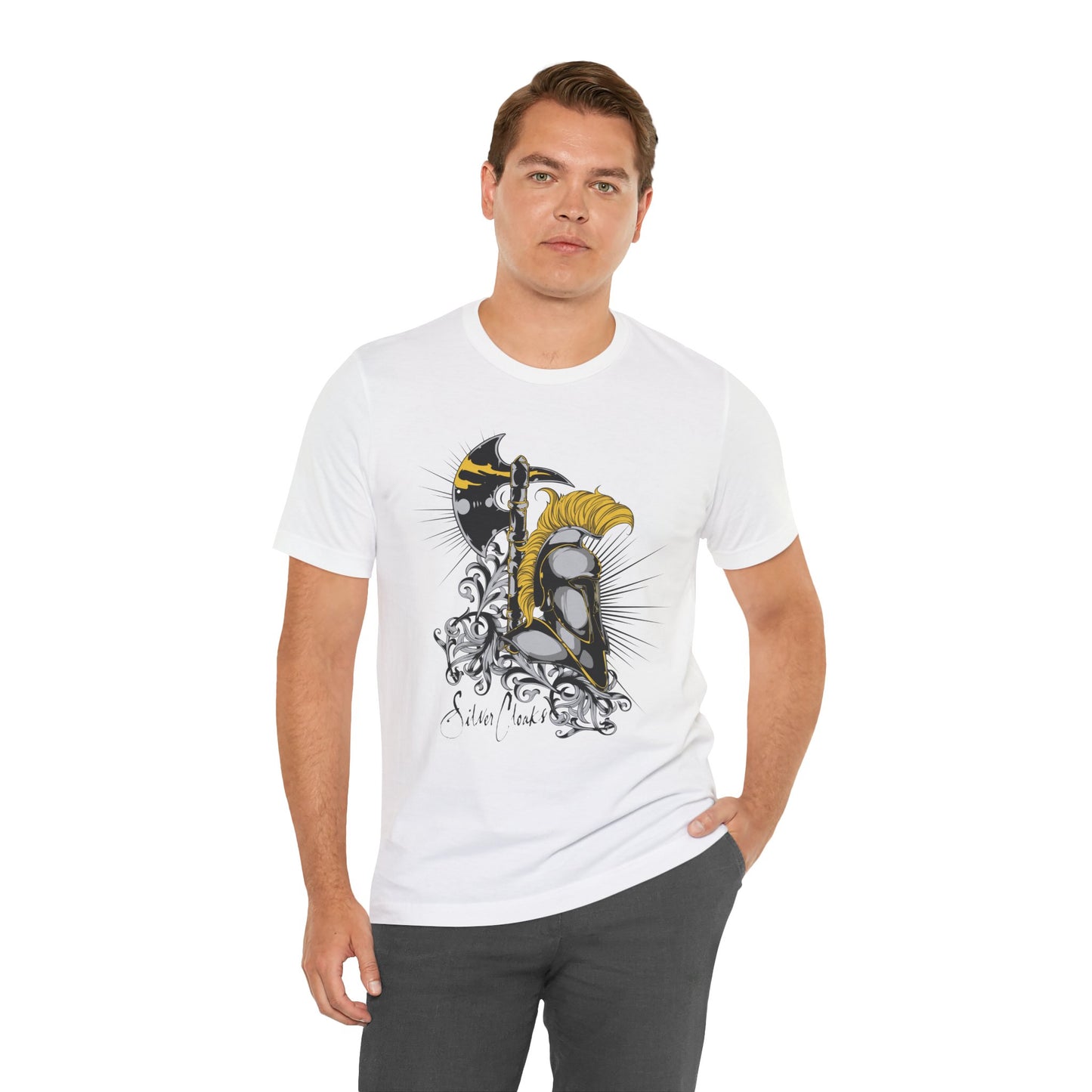 Stylish Armor Graphic Tee, Artistic Tee, Graphic T-Shirt, Artistic Vintage T-Shirt, Vintage Shirt