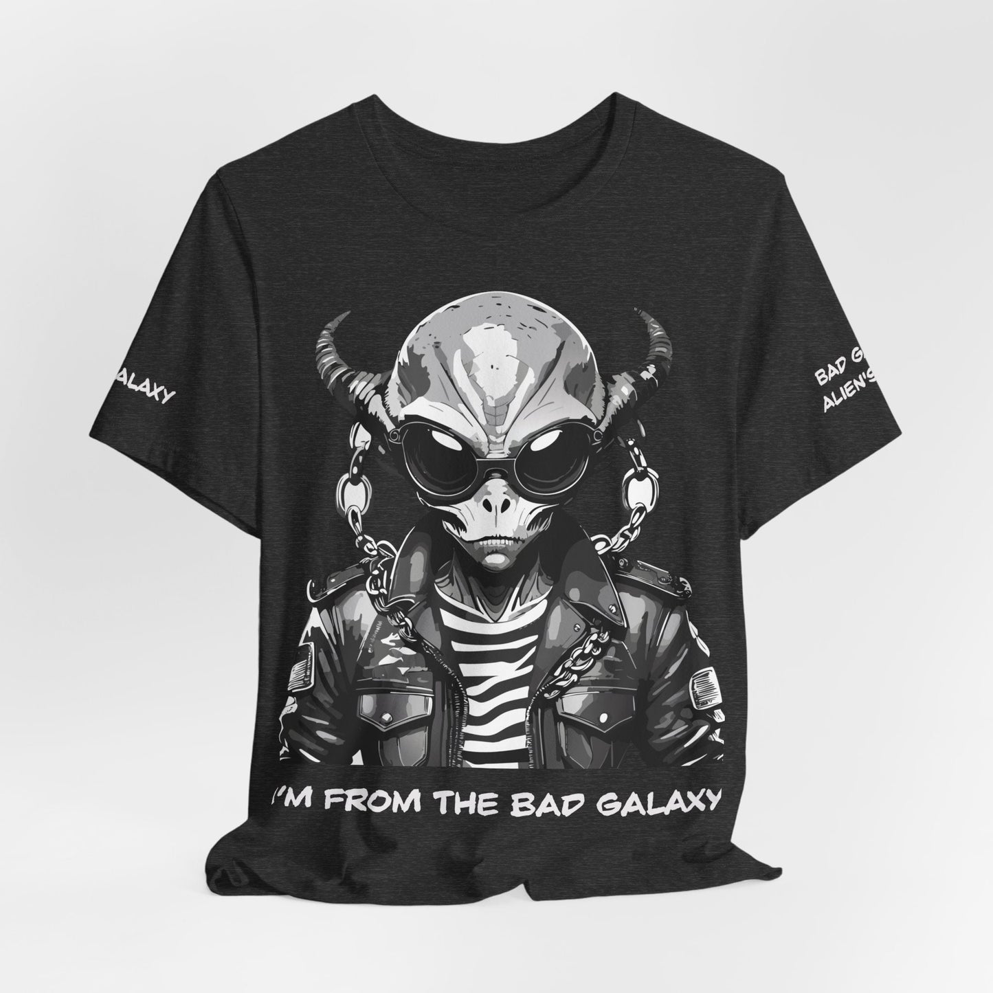 Alien T Shirt From Bad Galaxy Graphic Tee With Free Shipping Lightweight 100 Cotton USA Made