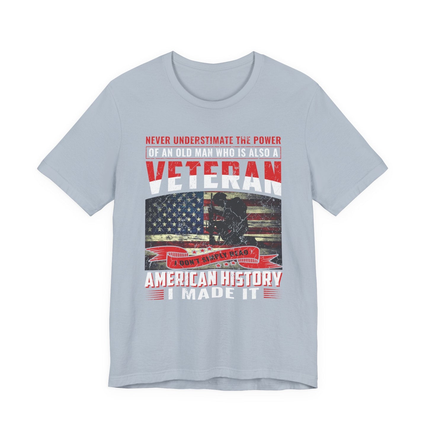 Army Veteran Patriotic Graphic Design Unisex Cotton T-Shirt v32
