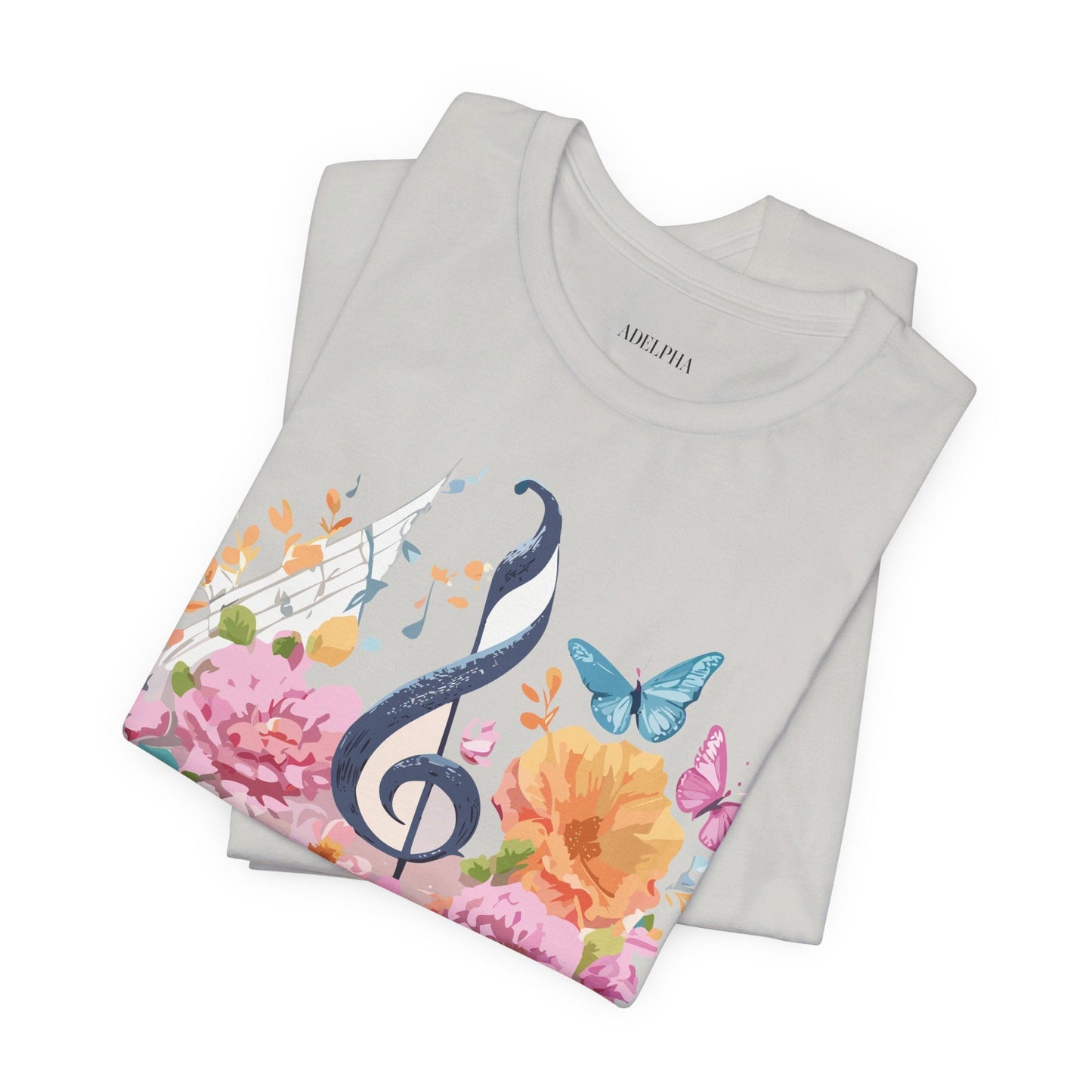 Adelpha Graphic T Shirt Unisex Jersey Short Sleeve Vintage Inspired Artwork Music Tee