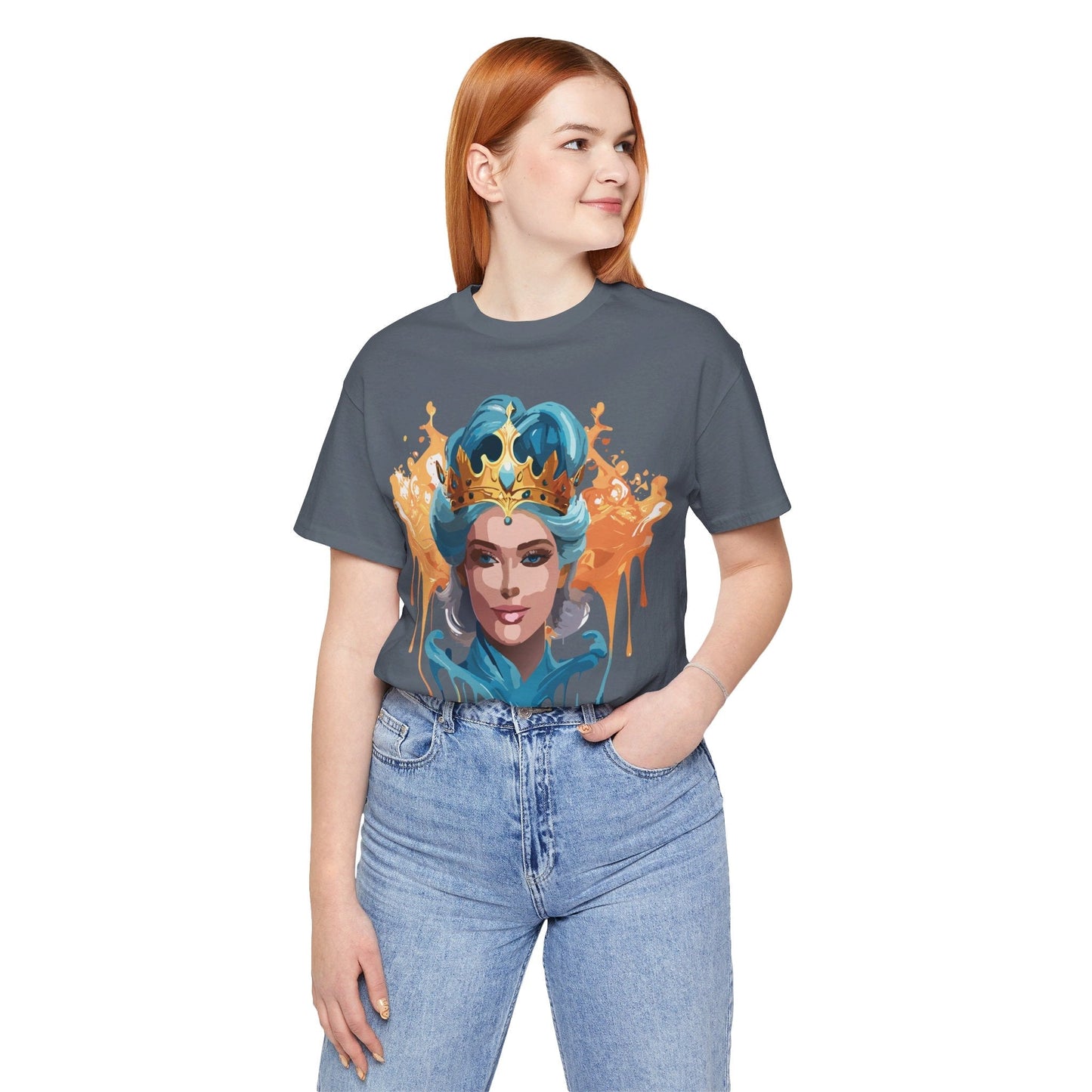 Queen Graphic Tee Unisex Jersey Short Sleeve Premium Quality Adelpha Vintage Inspired Artwork