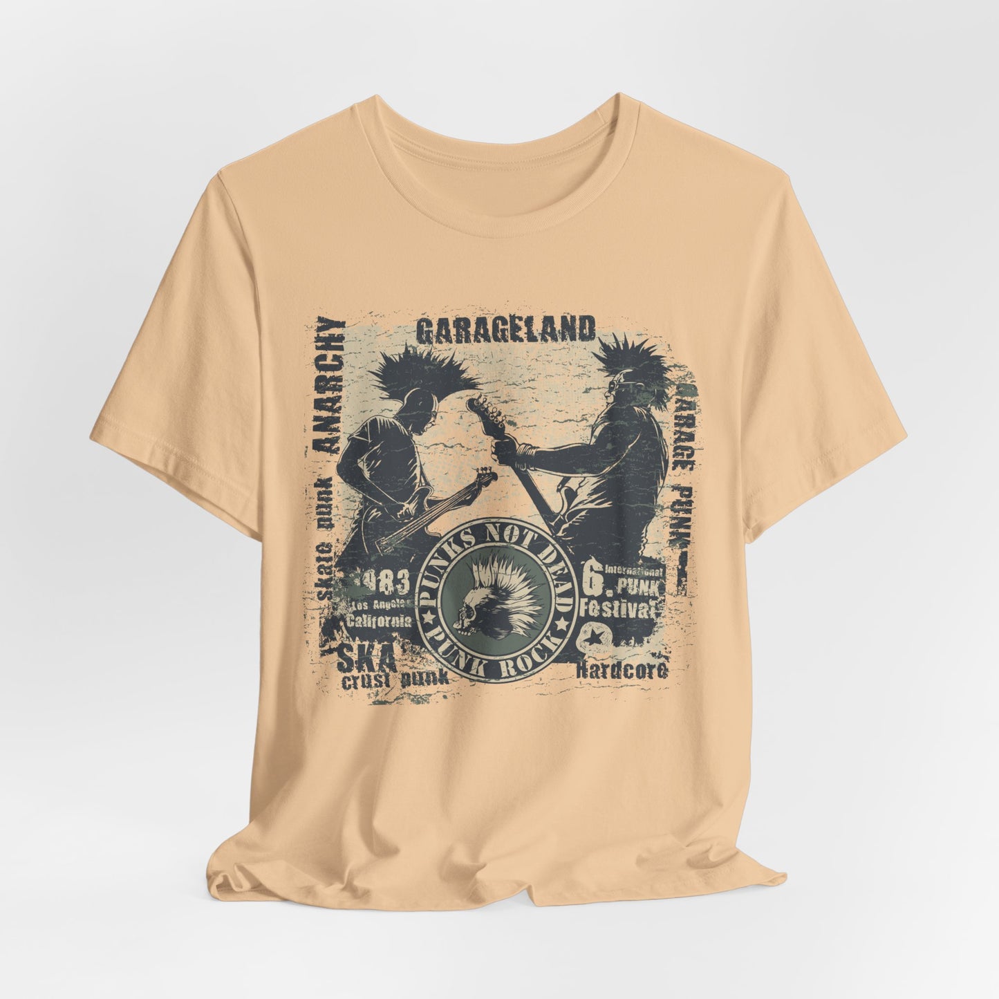 Punk Rock Graphic Tee, Retro Graphic T-Shirt, Artistic Vintage T-Shirt, Vintage Shirt, Retro Tee, Art Design Music Tees