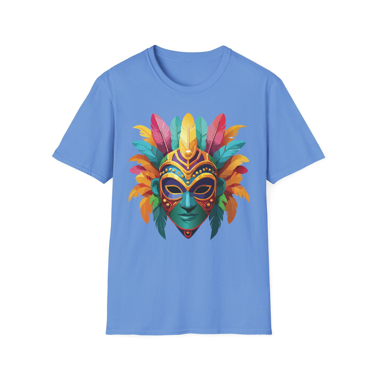 Mask Masquerade Carnival Graphic Tee Gildan Unisex 100 Cotton Tee Shirt m39