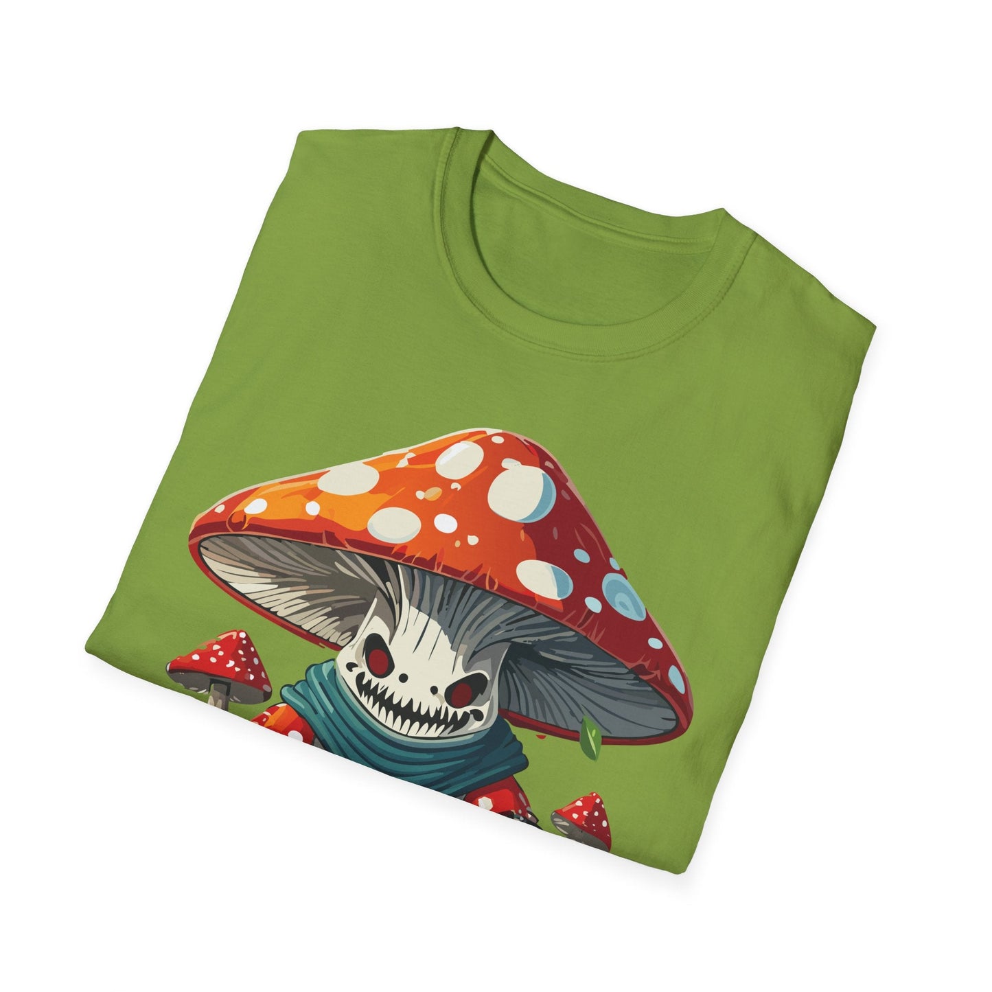 Unisex Mashroom T Shirt Funny Fungus Inspired Design Gildan Softstyle 64000 Tee Shirt
