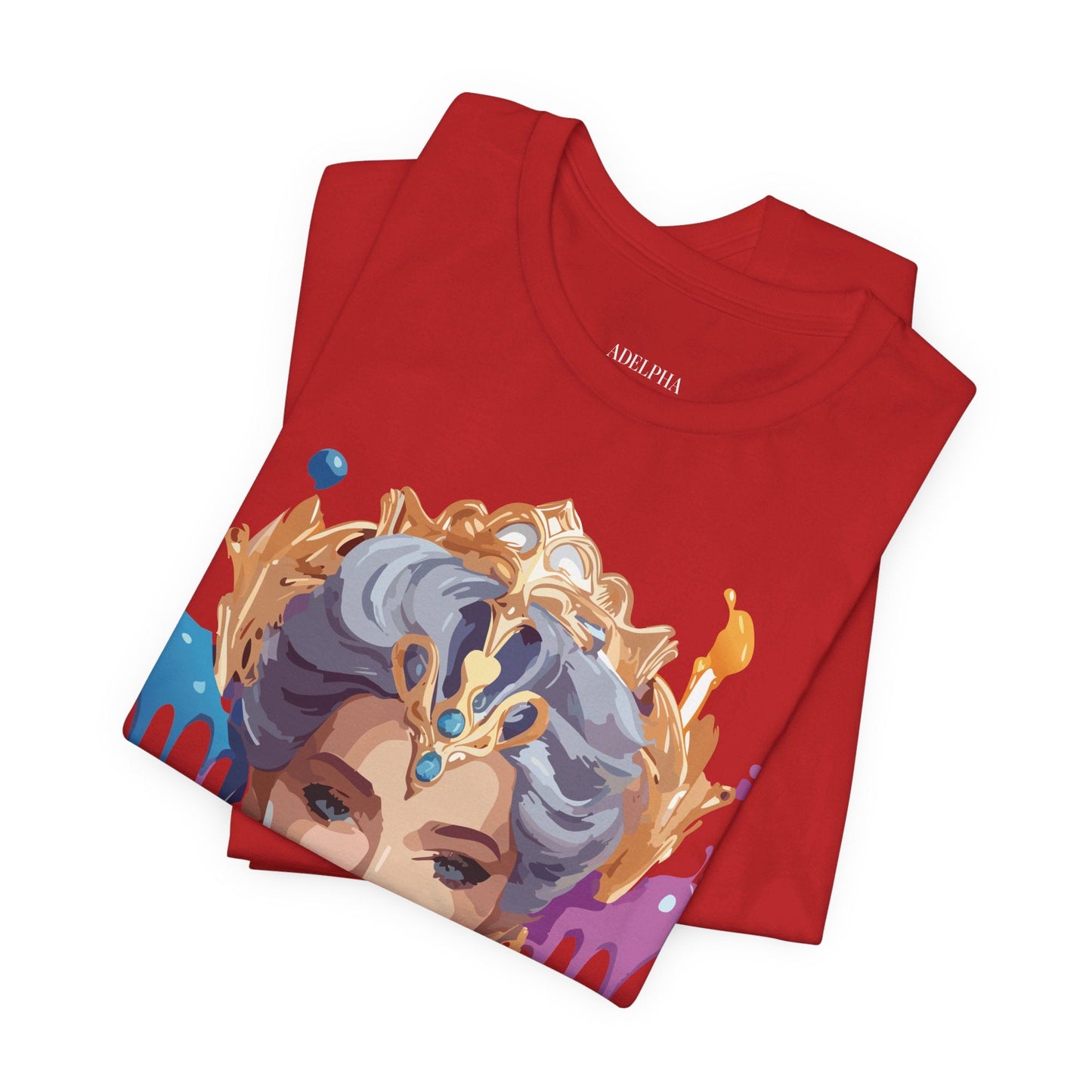 Queen Woman Portrait Graphic Unisex 100 Cotton Vintage Artwork Tee 18