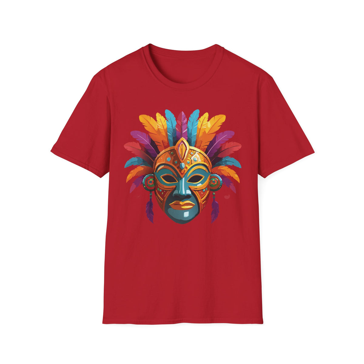 Mask Masquerade Carnival Graphic Tee Gildan Unisex 100 Cotton Tee Shirt m31