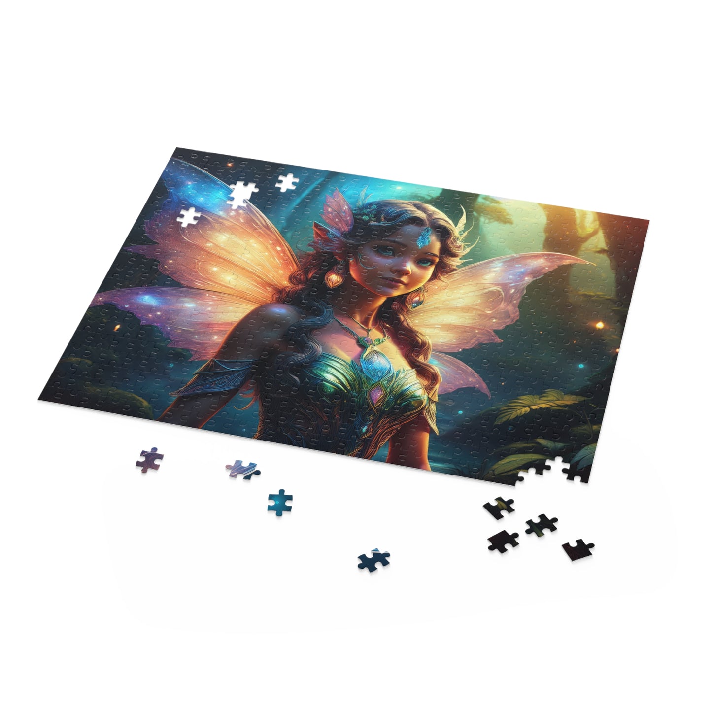 Fairy Puzzle 500-Chipboard Pieces in Box | Kids Puzzles Size: 16" x 20",  Ages 9+ and Family pn8
