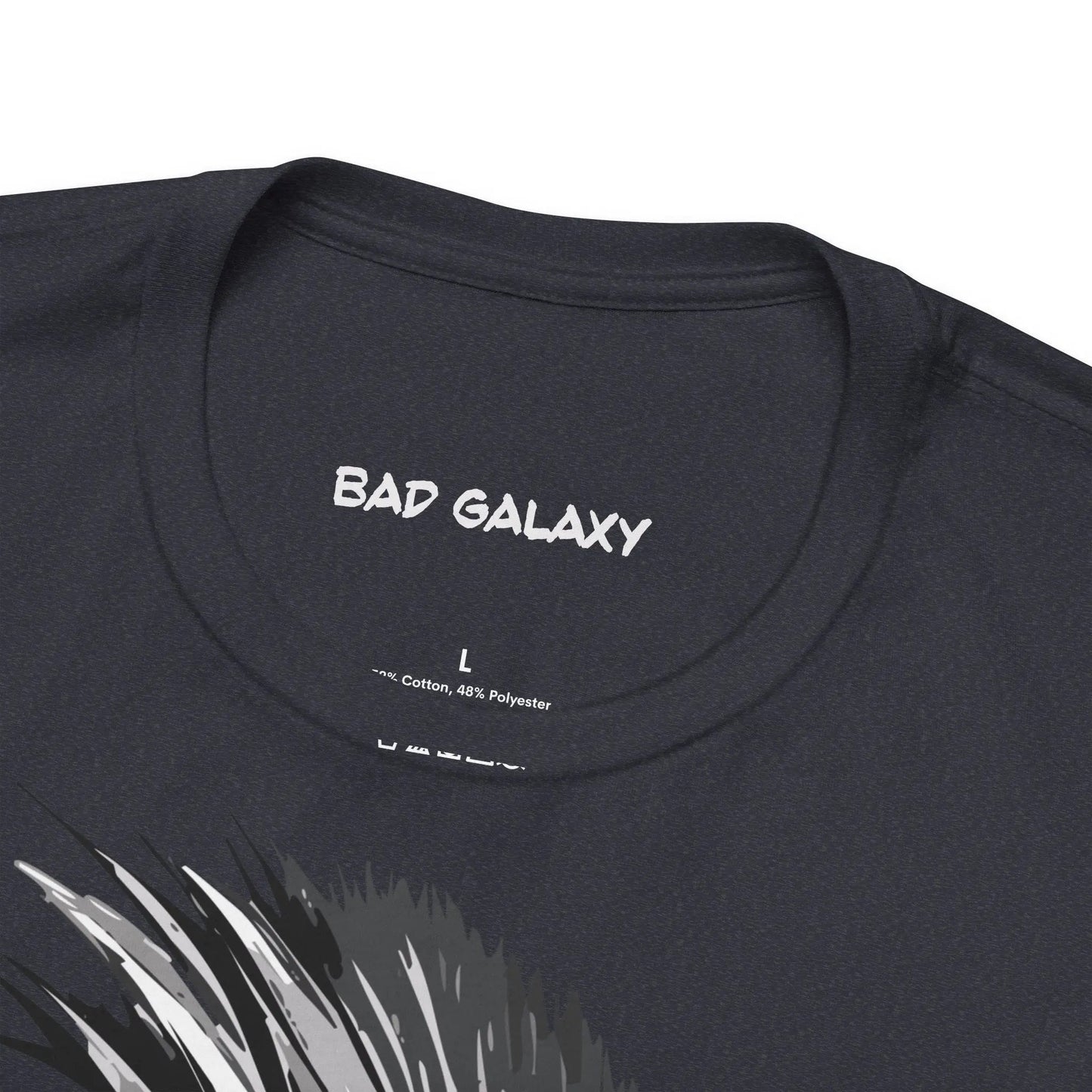 Punk Rock Tee Shirt From Bad Galaxy Made To Order 100 Percent Cotton USA Eco Friendly Inks
