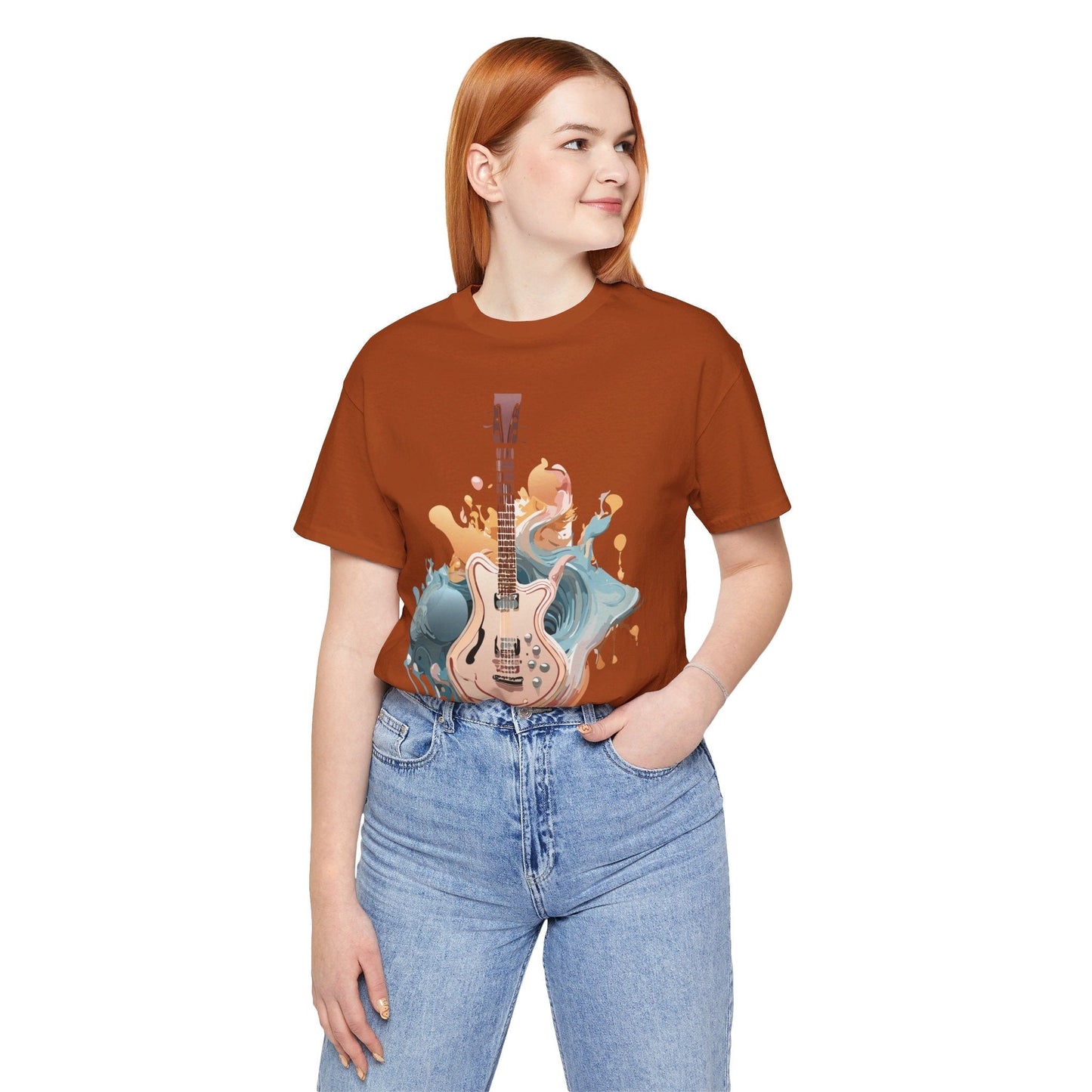 Adelpha Vintage Inspired Graphic Tee Unisex Jersey Short Sleeve Music Design Collectible