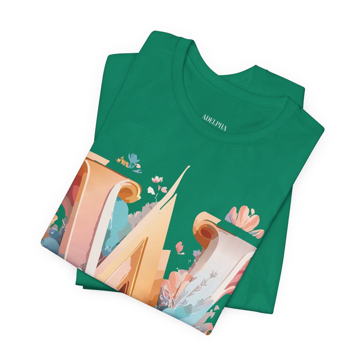 Letter W Shirt Unisex Graphic Tee By Adelpha Vintage Inspired Art Short Sleeve Collection