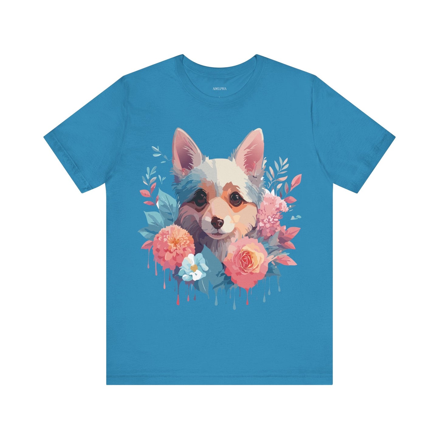 Dog Graphic Tee Unisex Short Sleeve Premium Vintage Inspired Artwork From Adelpha