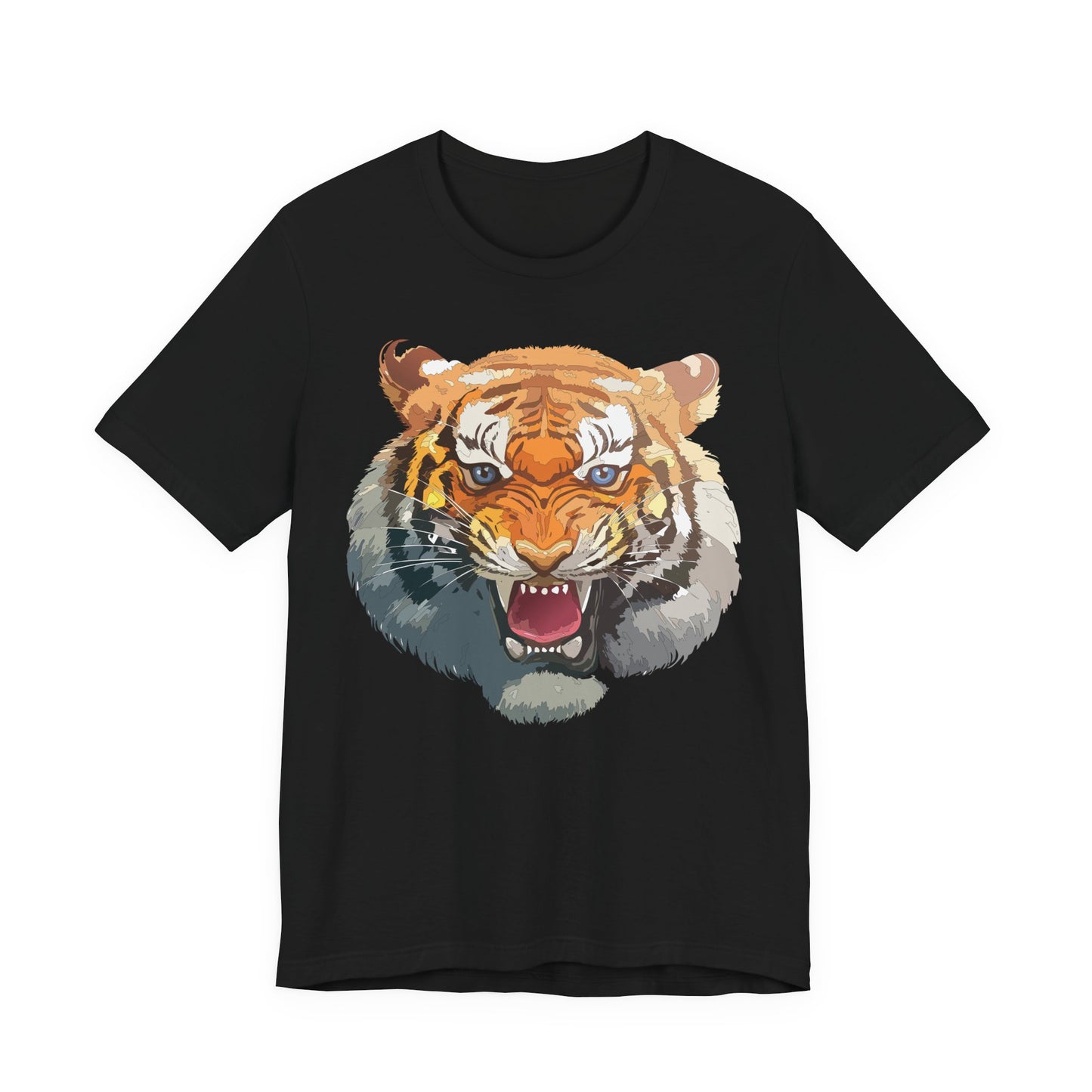 Tiger Shirt, Animal Shirt, T-Shirt with Tiger, Art Design Tee, Animal Tees, Safari T-Shirt, Graphic Design Tee 14