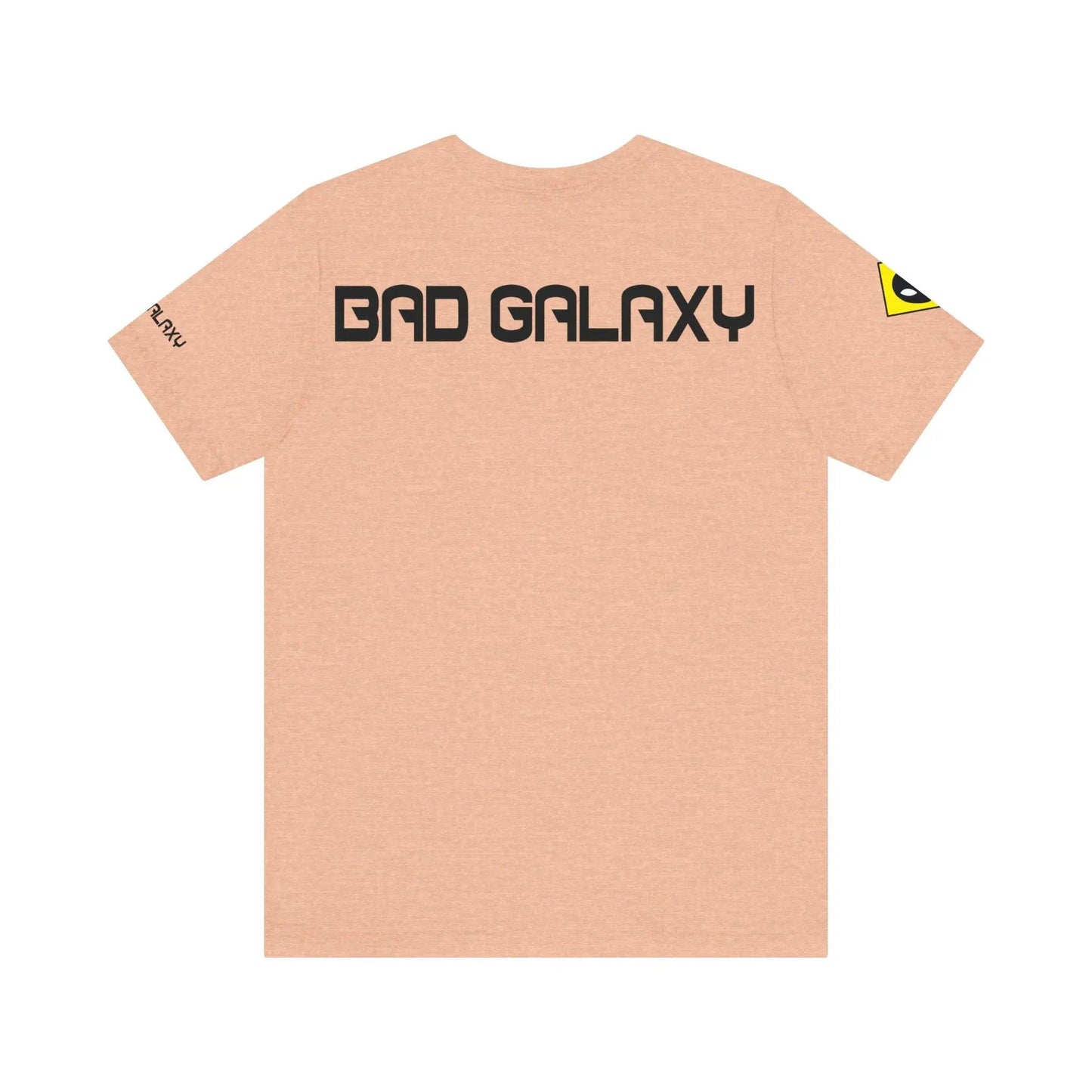 Bad Galaxy Tee Shirt With Alien 100 Percent Cotton Made In USA Eco Friendly Inks