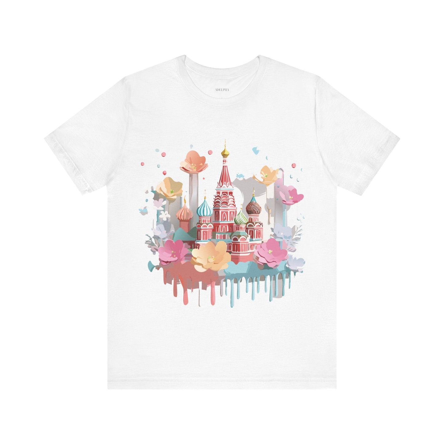 Unisex Graphic Tee From Adelpha Moscow Themed Tourist Shirt Vintage Inspired Art