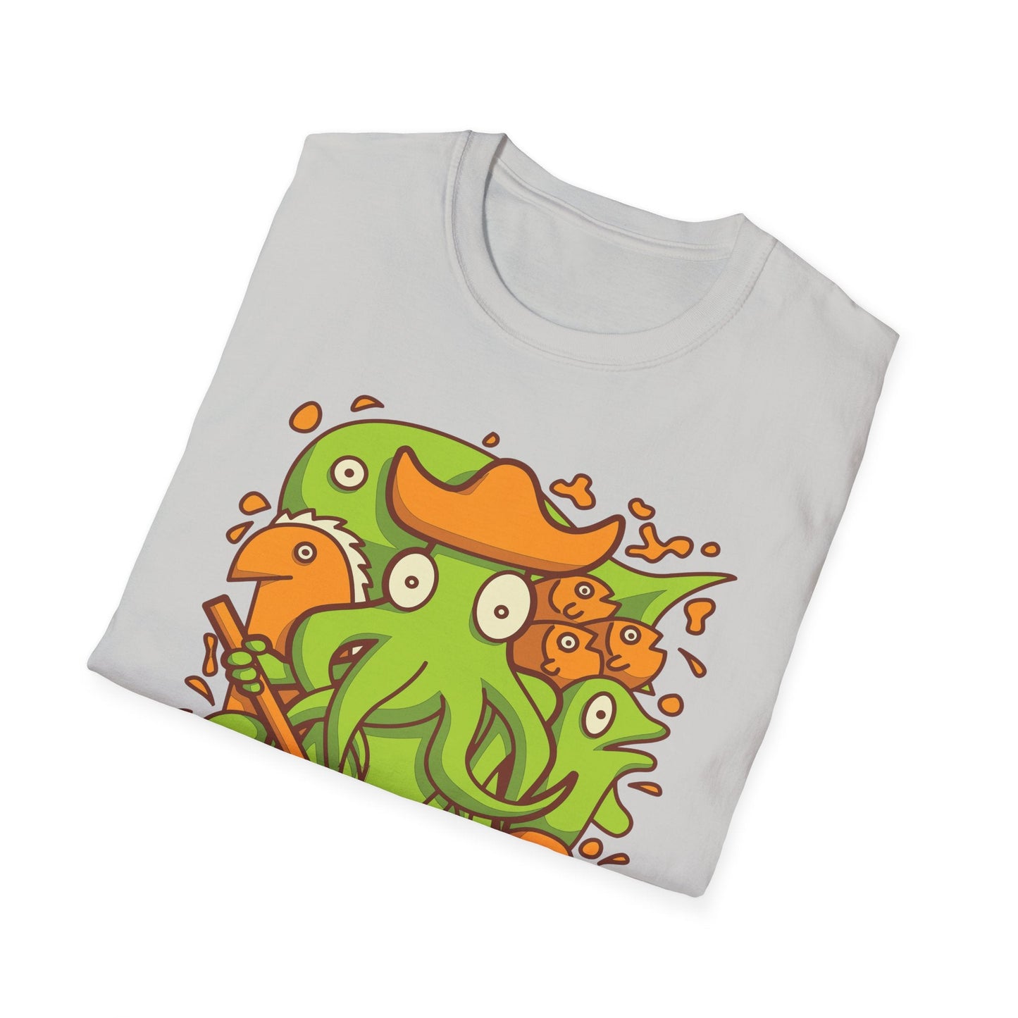Cartoon T Shirt Animation T Shirt Funny Tee Shirt Unisex Gildan Softstyle Cotton 64000