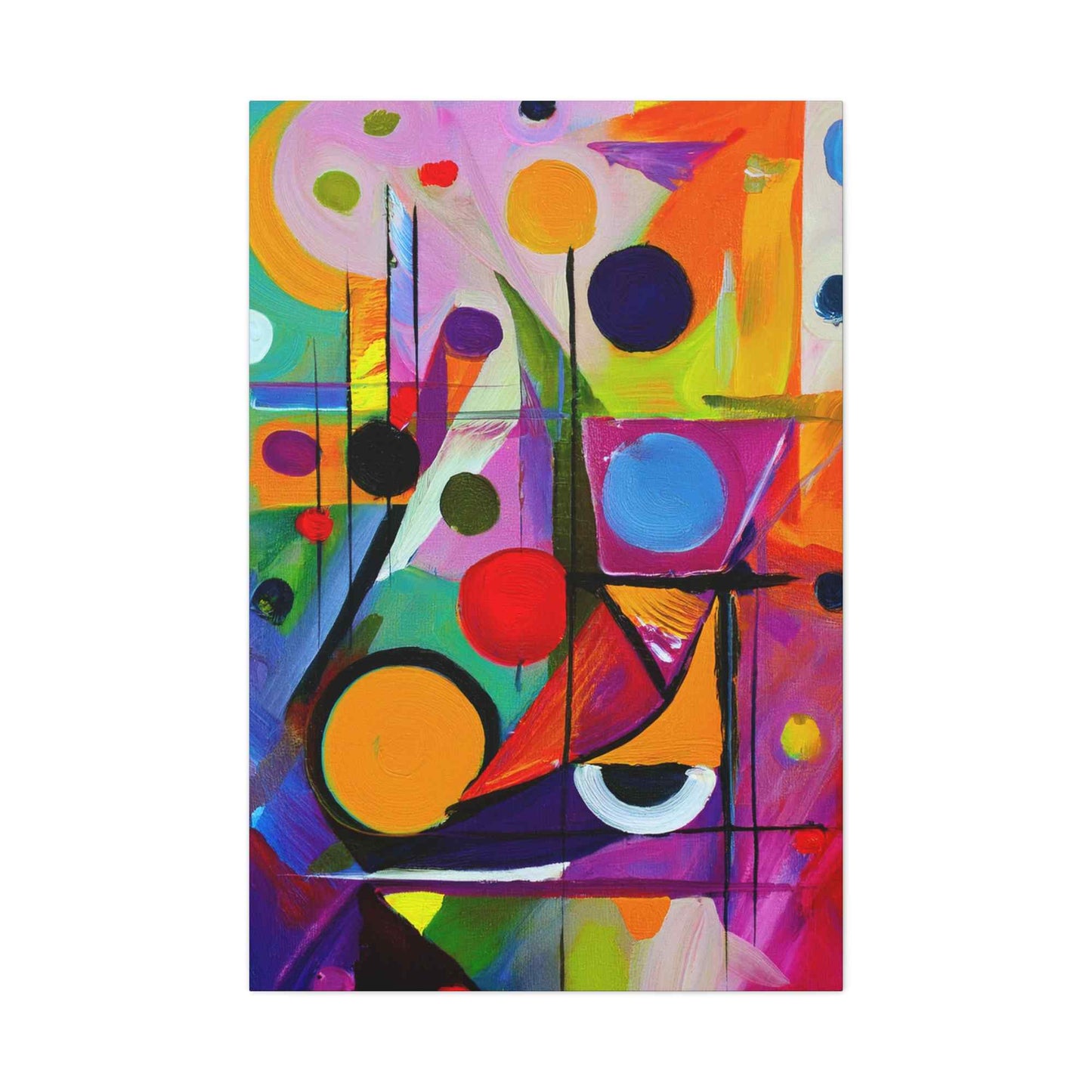 Abstract Painting Print Canvas 20x24,20x30,24x30, 24x32,24x36,30x40, 32x48,36x48,40x60 Pine-Wood Inner Frame ABS-15