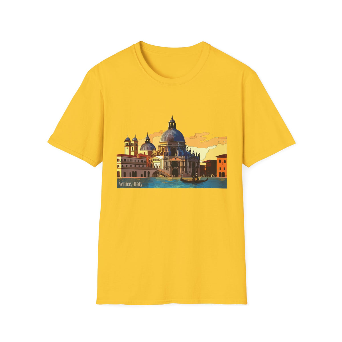 Venice Sunset Basilica T-Shirt | Italian Cityscape Tee
